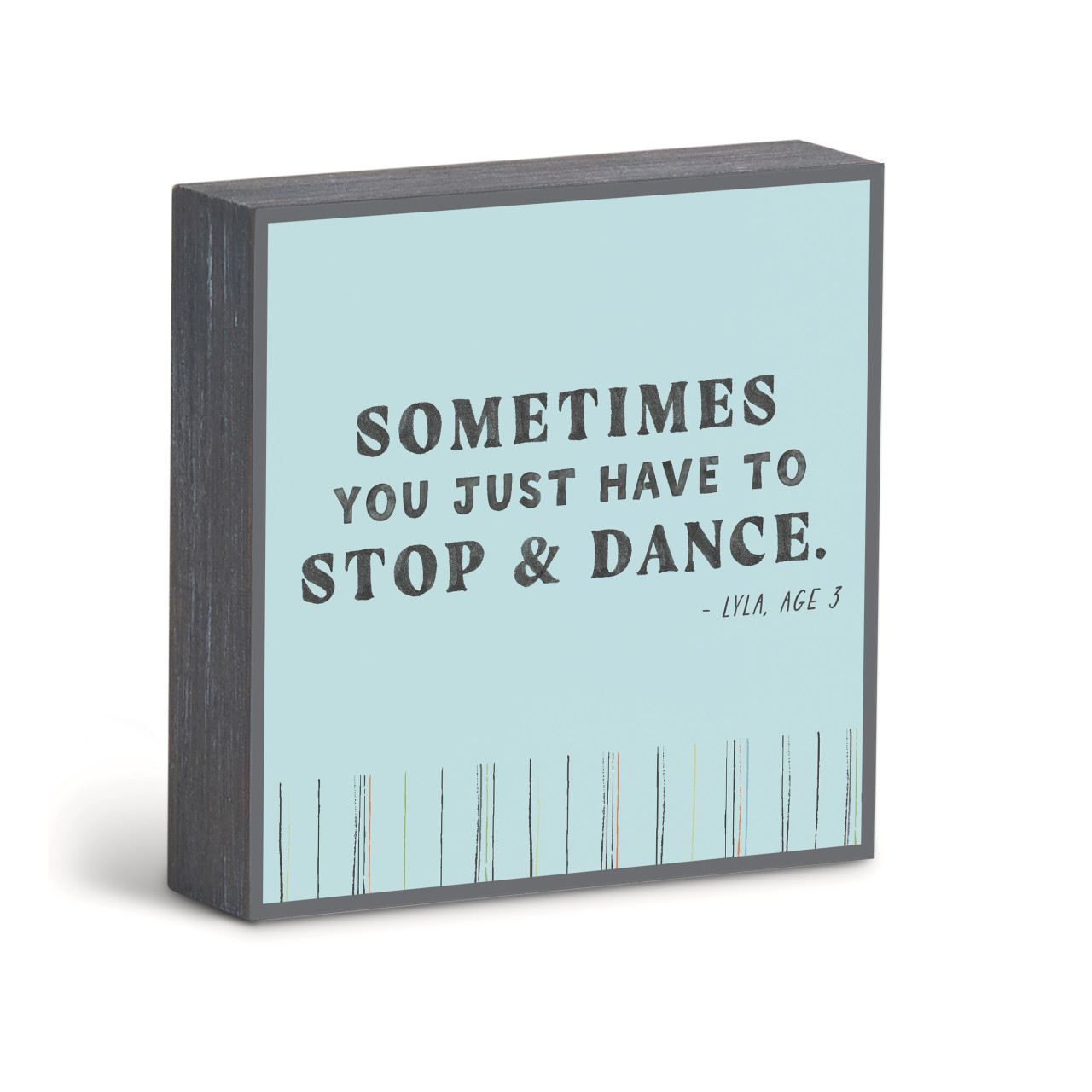 Stop & Dance Wall Art - 6"sq thumbnail