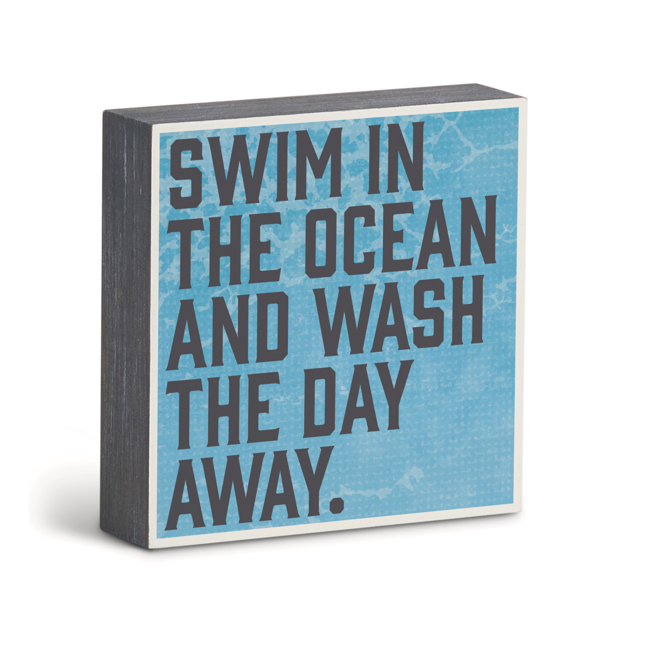 Swim in the Ocean Wall Art - 6"sq. thumbnail