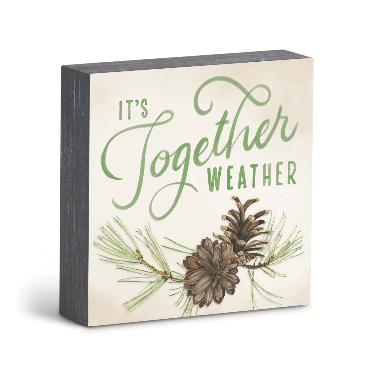 Green Pine Wall Art 6"sq thumbnail