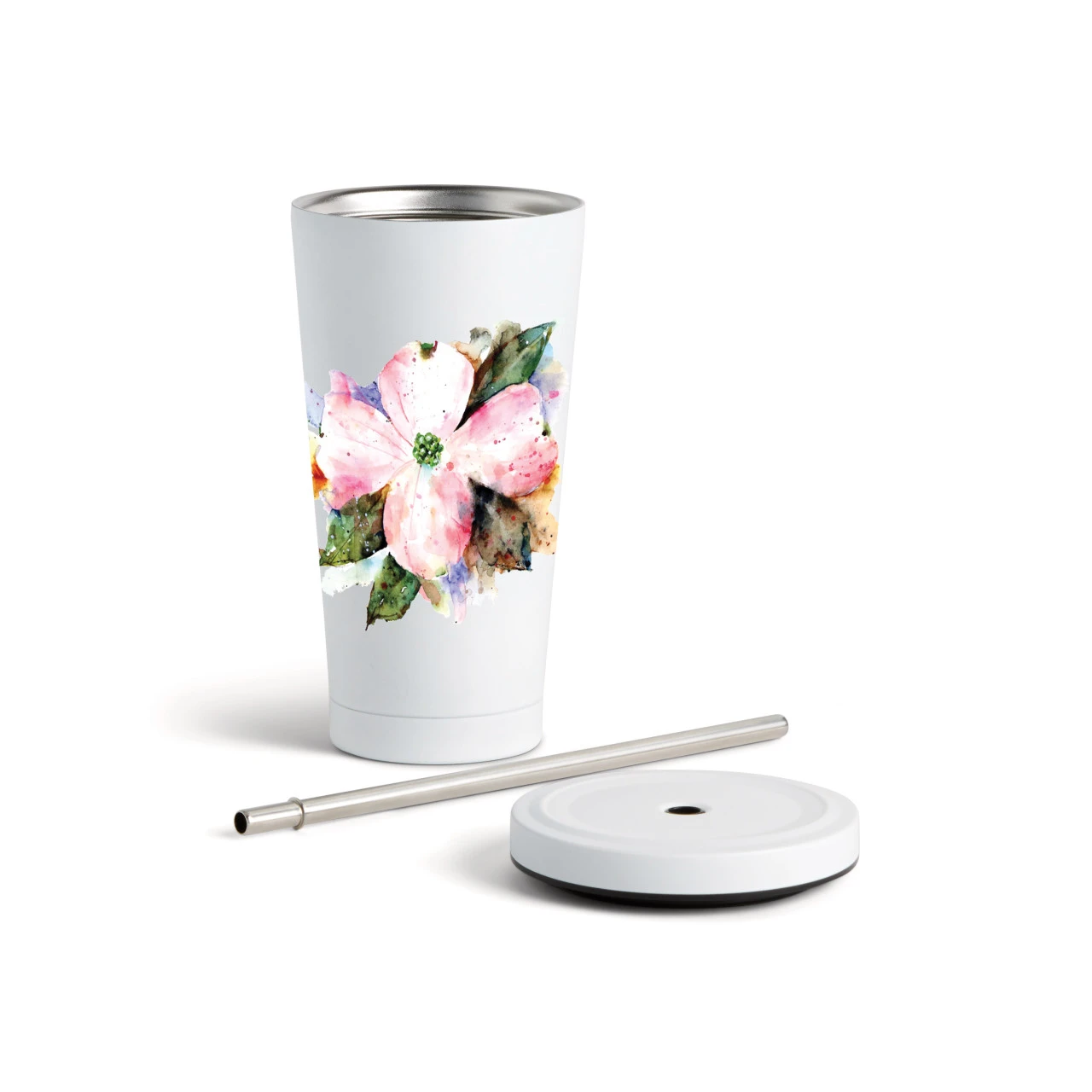 AmericanDogwood Tmblr wStraw-White16oz thumbnail