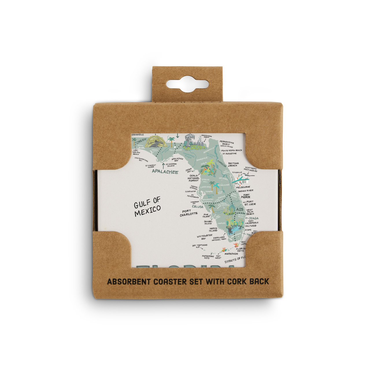 Florida State Coasters - Set of 4 thumbnail