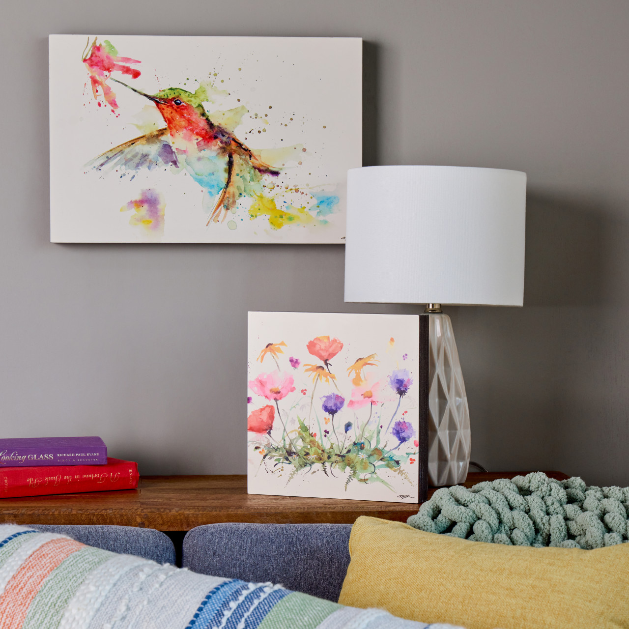 Wildflowers Wall Art - 10"sq thumbnail