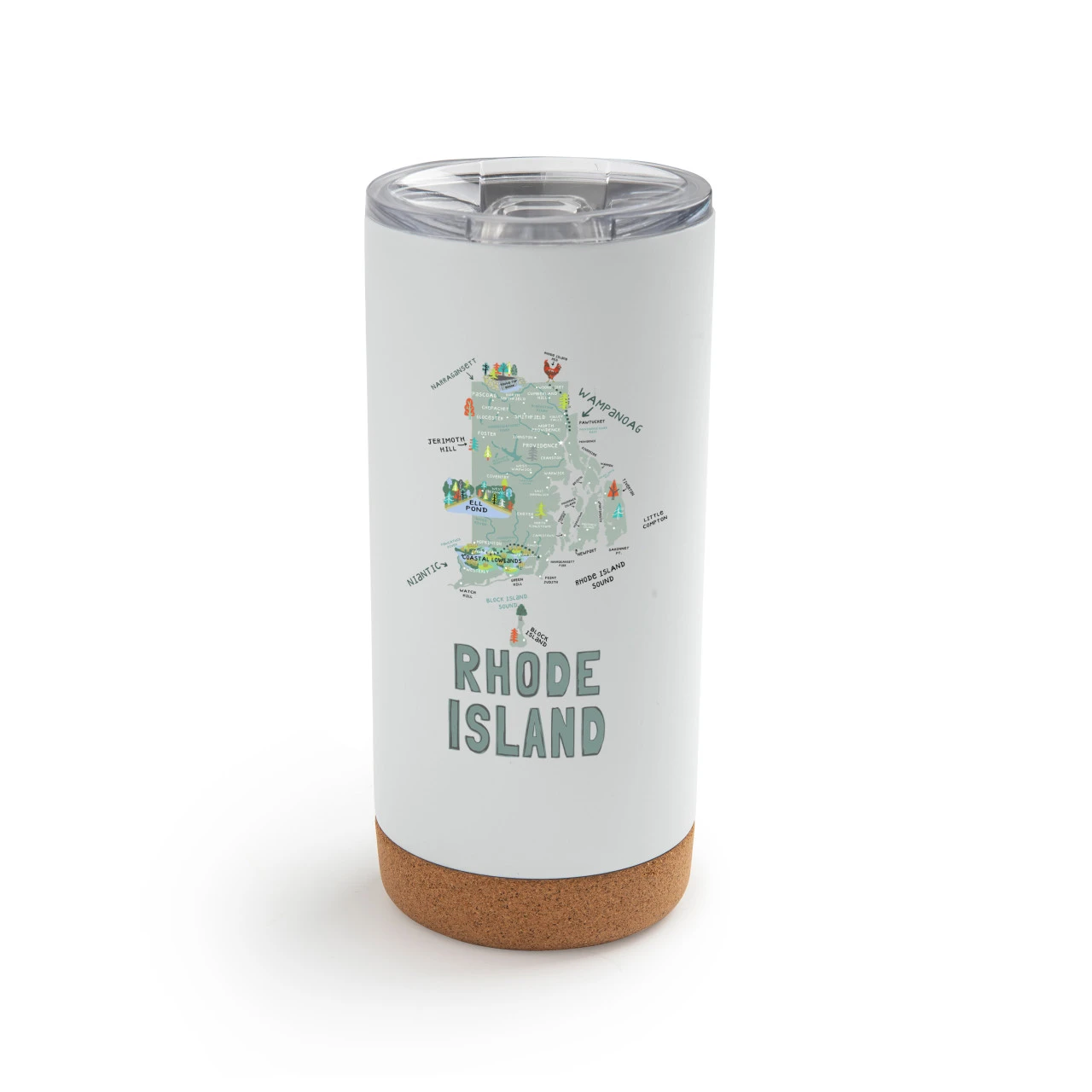 RhodeIslandState MtlTmblrwLid-White thumbnail