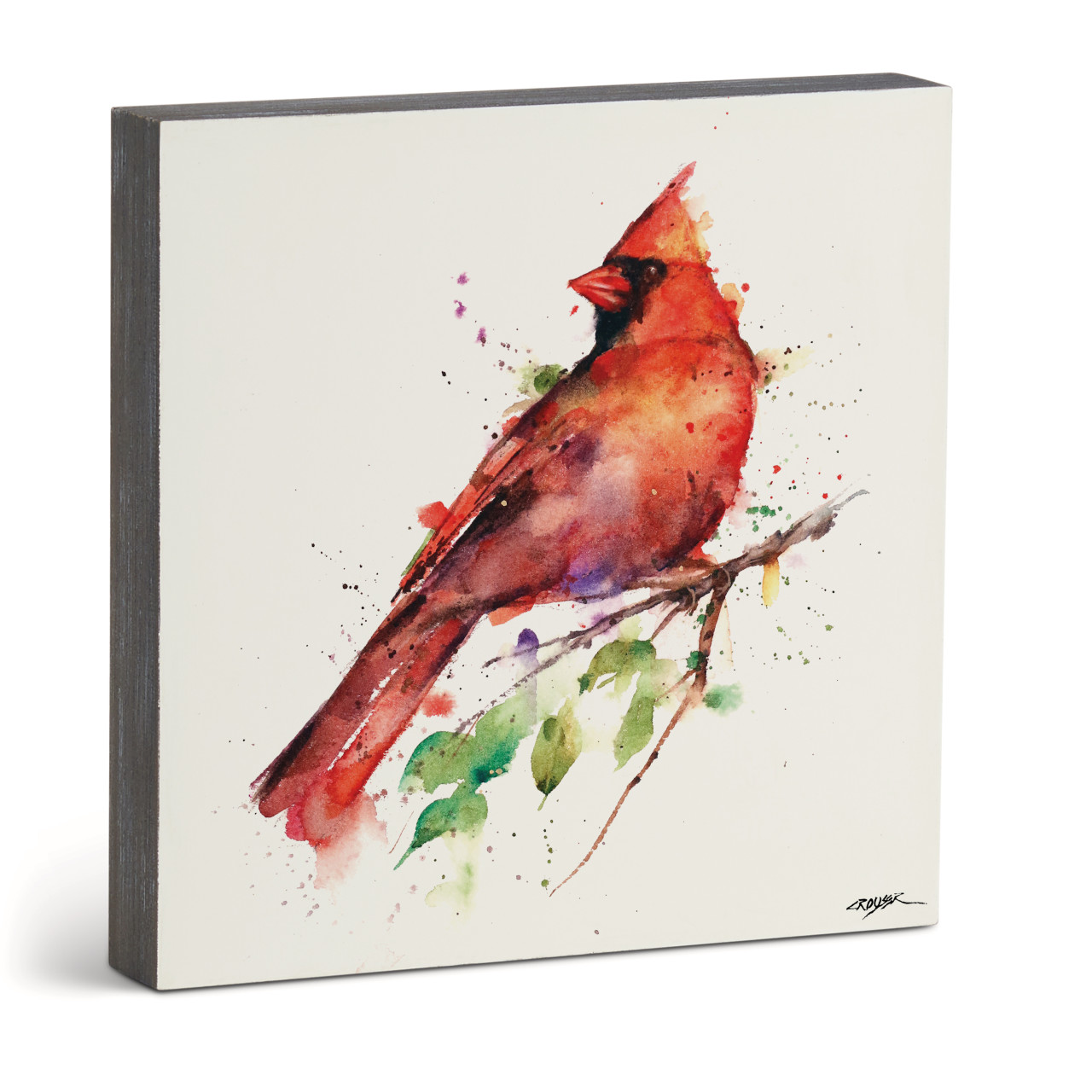 Spring Cardinal Wall Art - 10"sq thumbnail