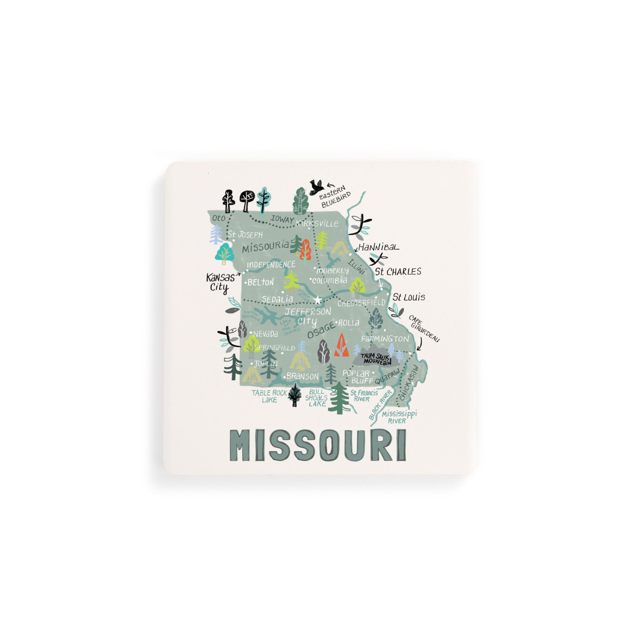 Missouri State Coasters - Set of 4 thumbnail