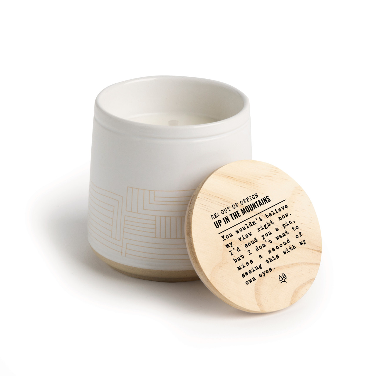 In the Mountains Ceramic Candle - 8oz thumbnail