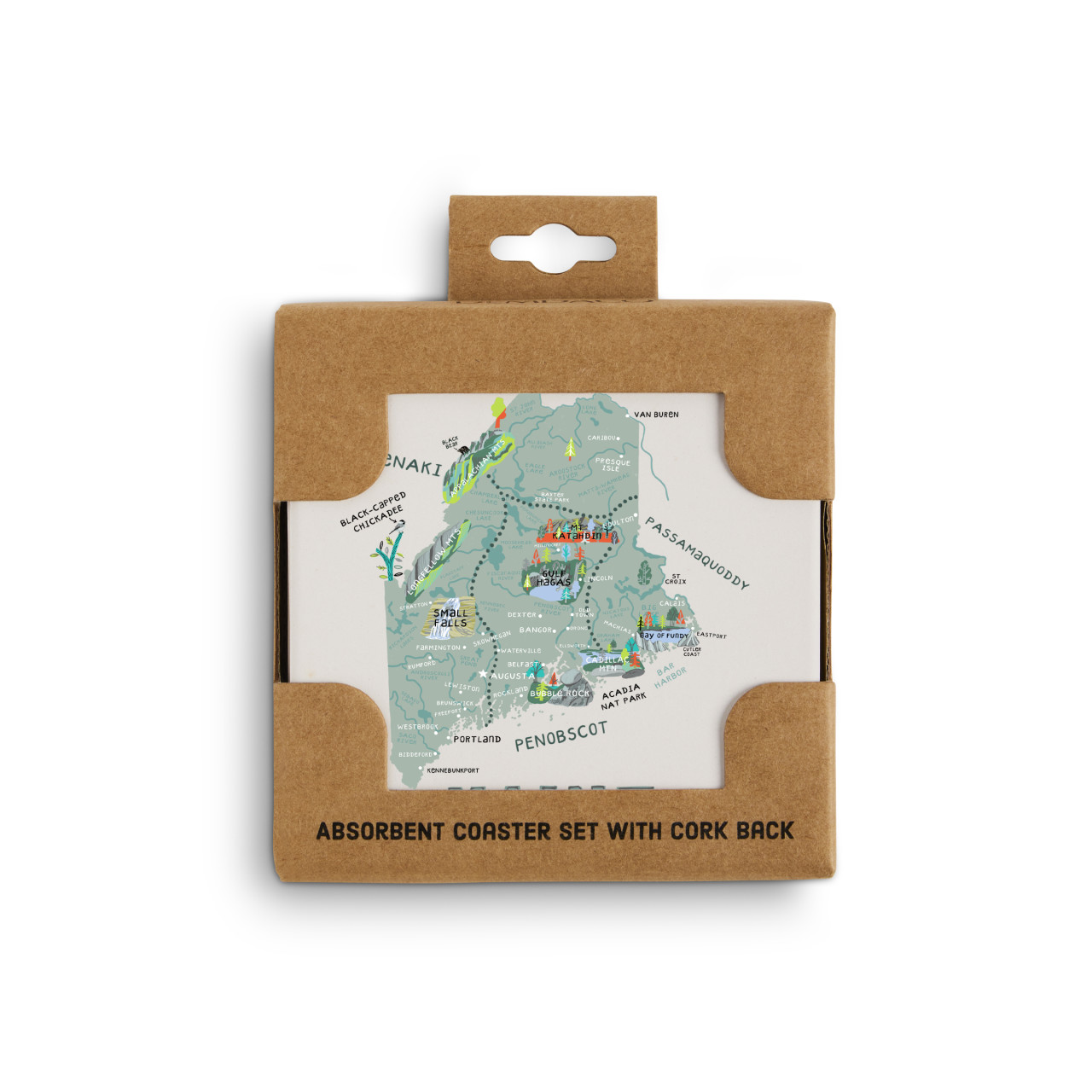 Maine State Coasters - Set of 4 thumbnail