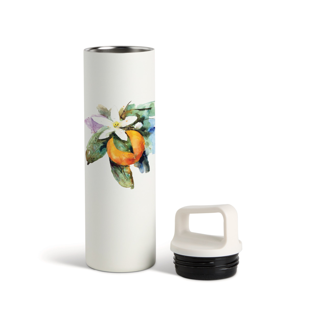 Orange Blossom Water Bottle-White20oz thumbnail