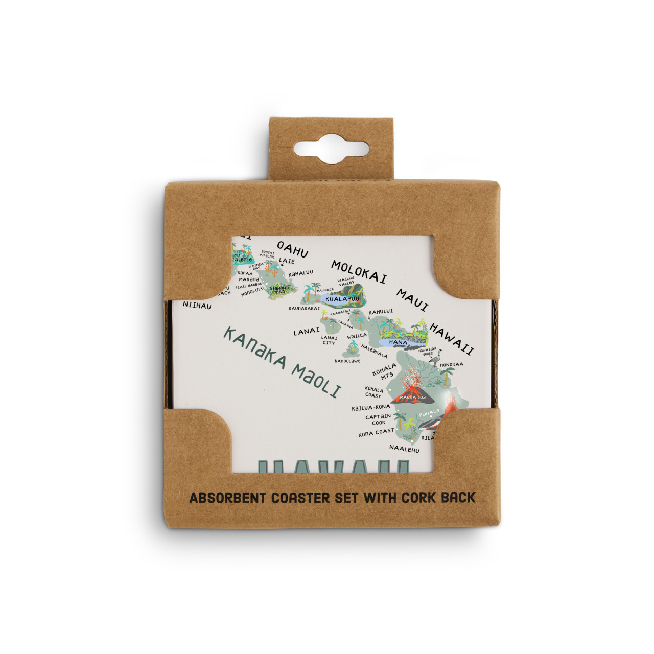 Hawaii State Coasters - Set of 4 thumbnail