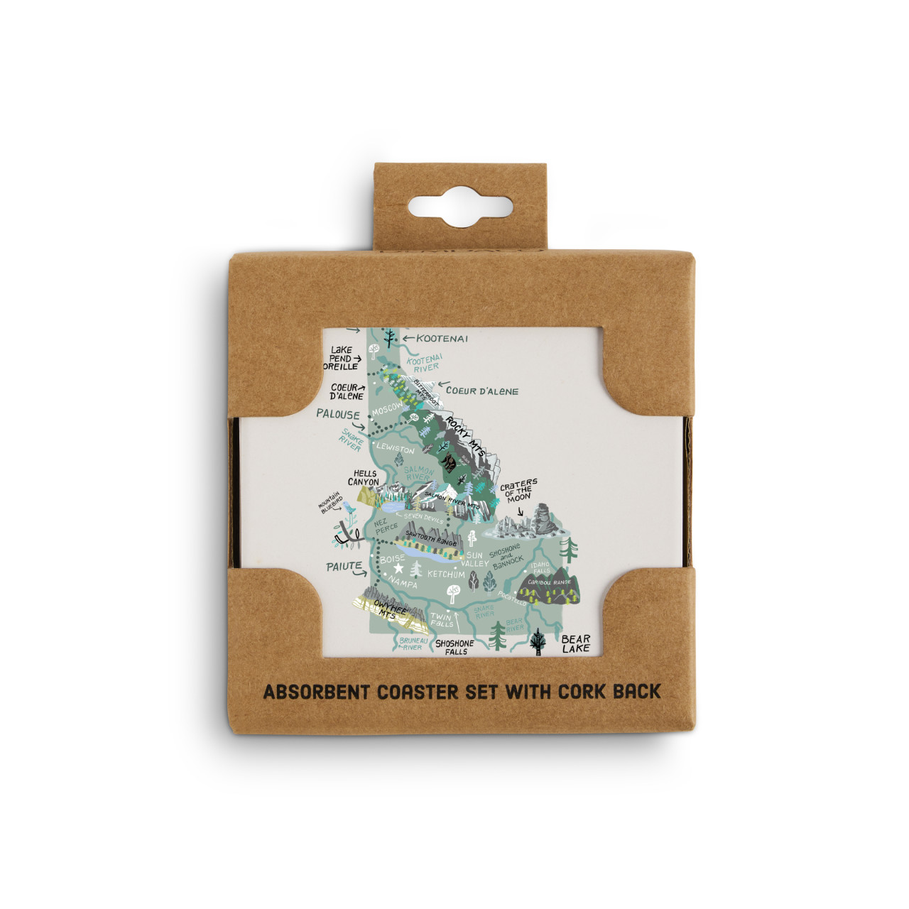 Idaho State Coasters - Set of 4 thumbnail
