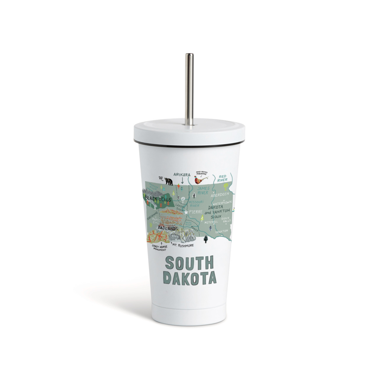 SouthDakotaState Tmblr wStraw-White16oz thumbnail
