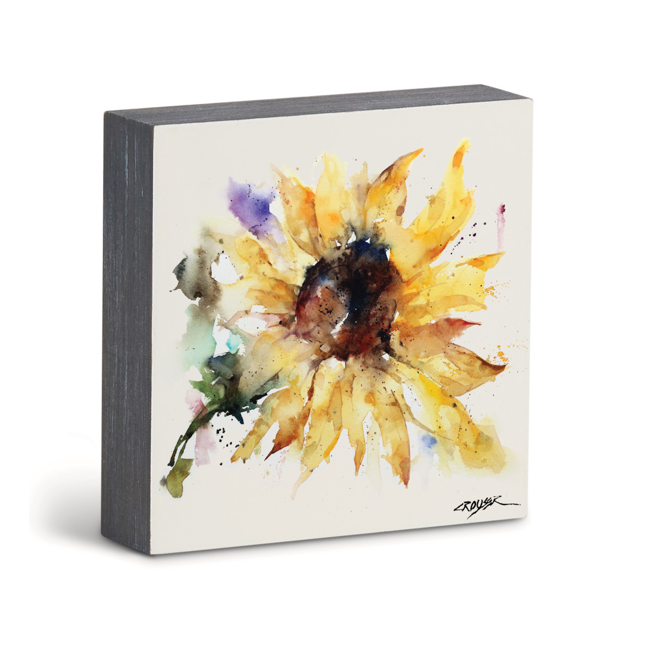 Sunflower Wall Art - 6"sq thumbnail