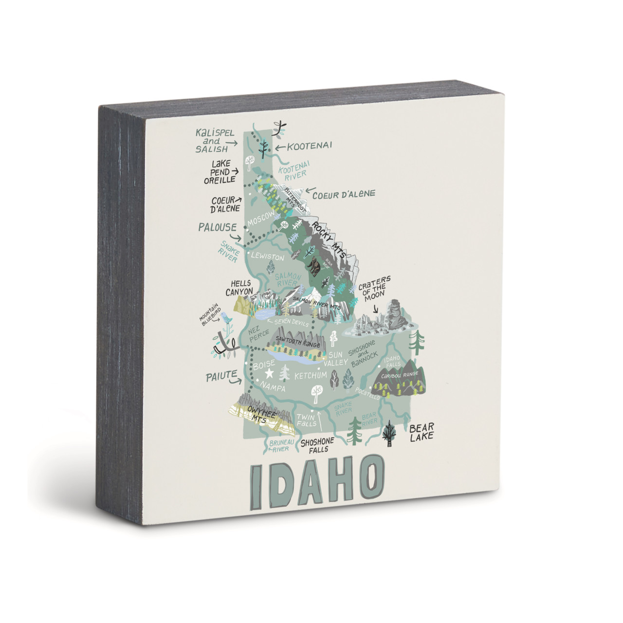 Idaho State Wall Art - 6"sq thumbnail
