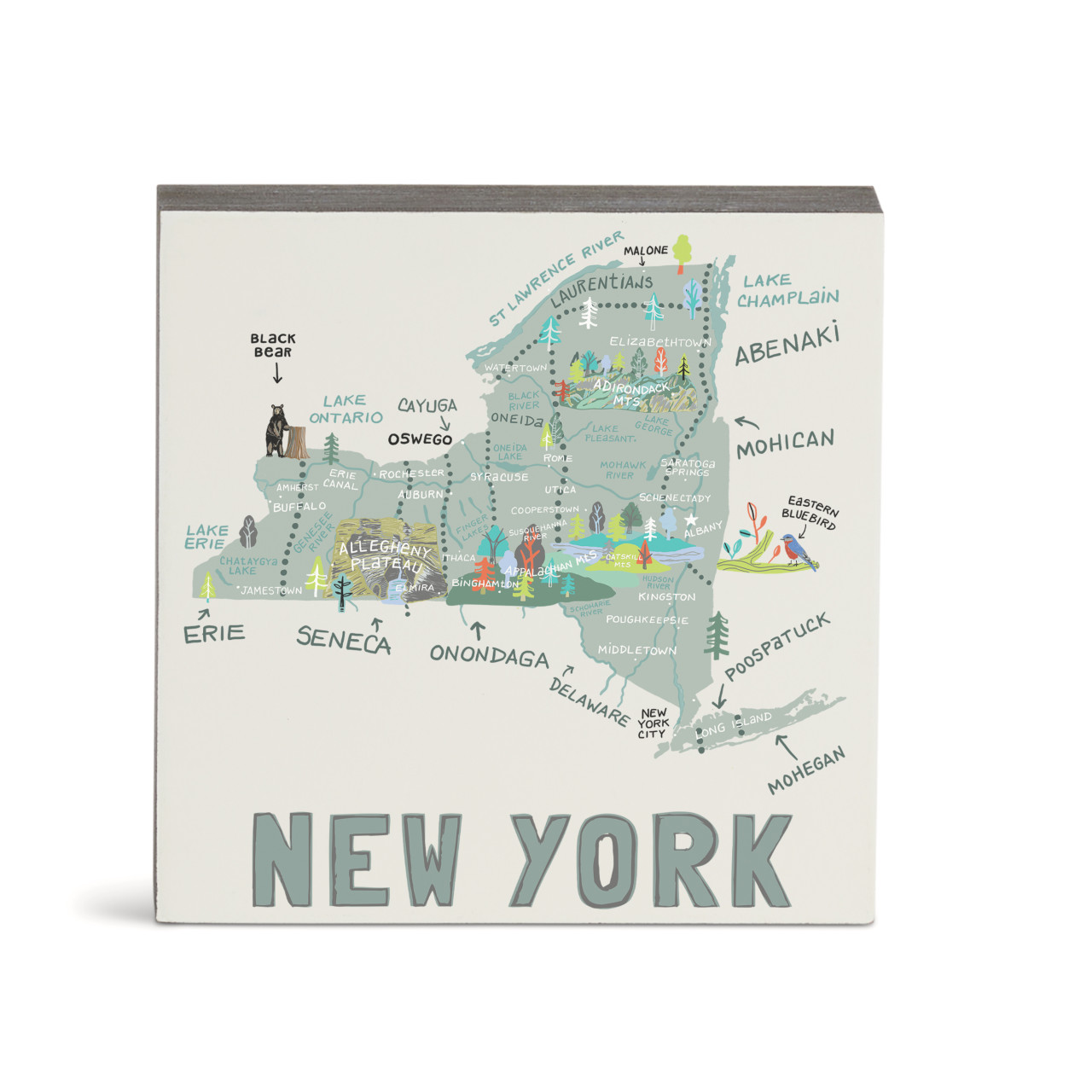 New York State Wall Art - 6"sq thumbnail