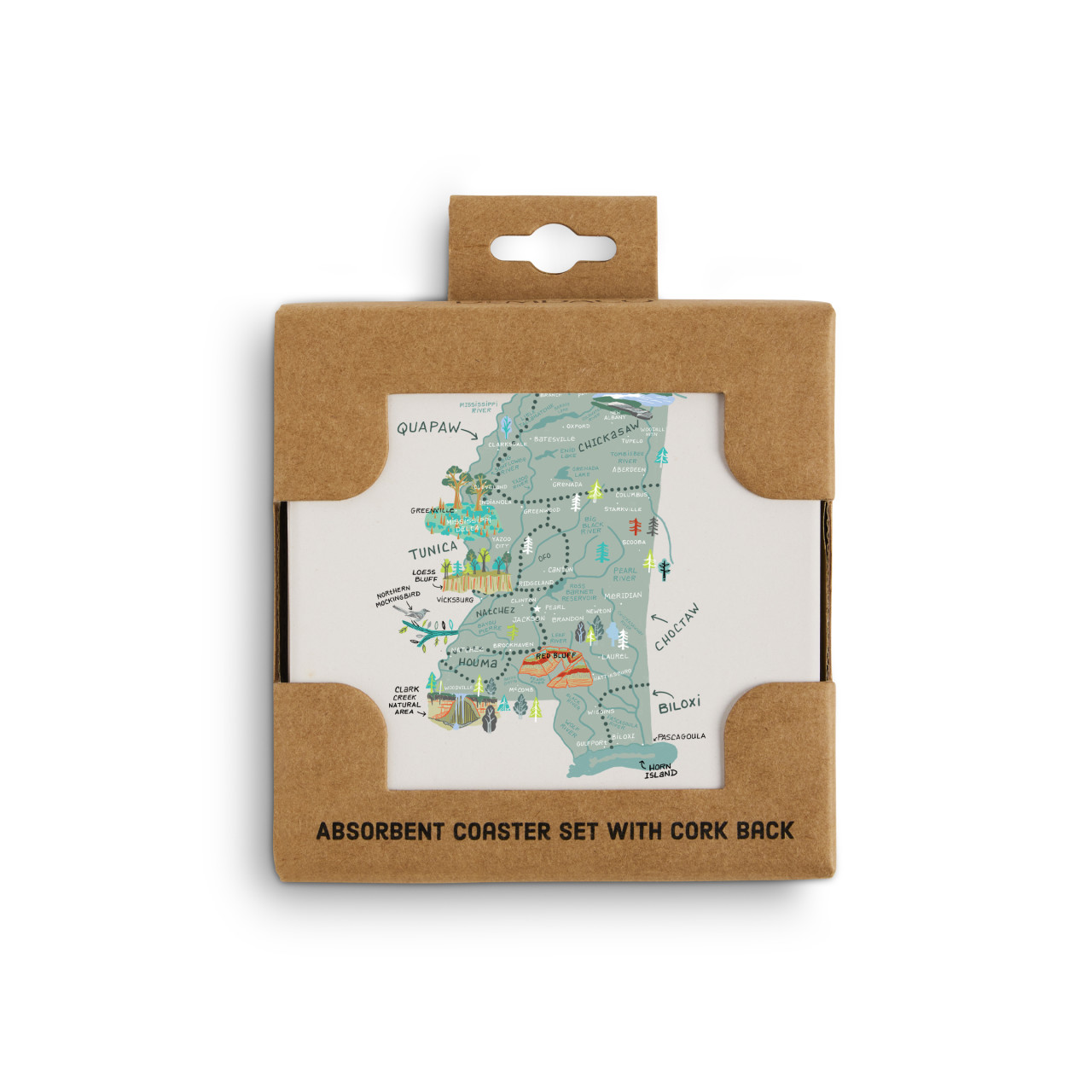 Mississippi State Coasters - Set of 4 thumbnail