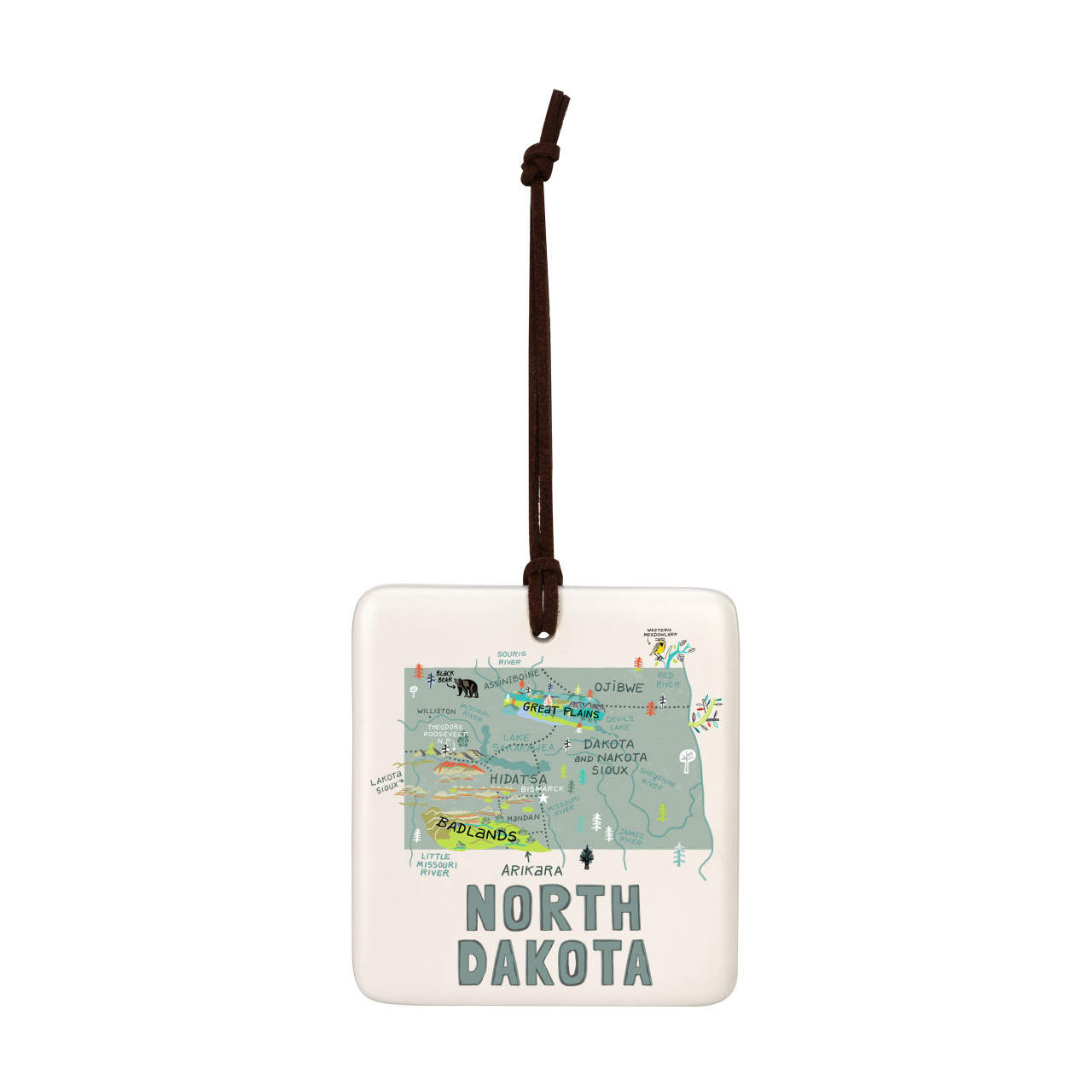 North Dakota State Magnetic Orn-Bone thumbnail