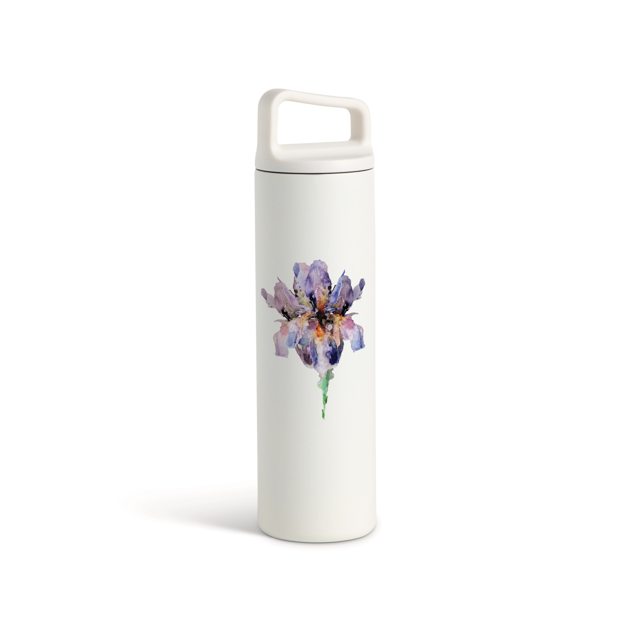 Iris Water Bottle - White 20oz thumbnail