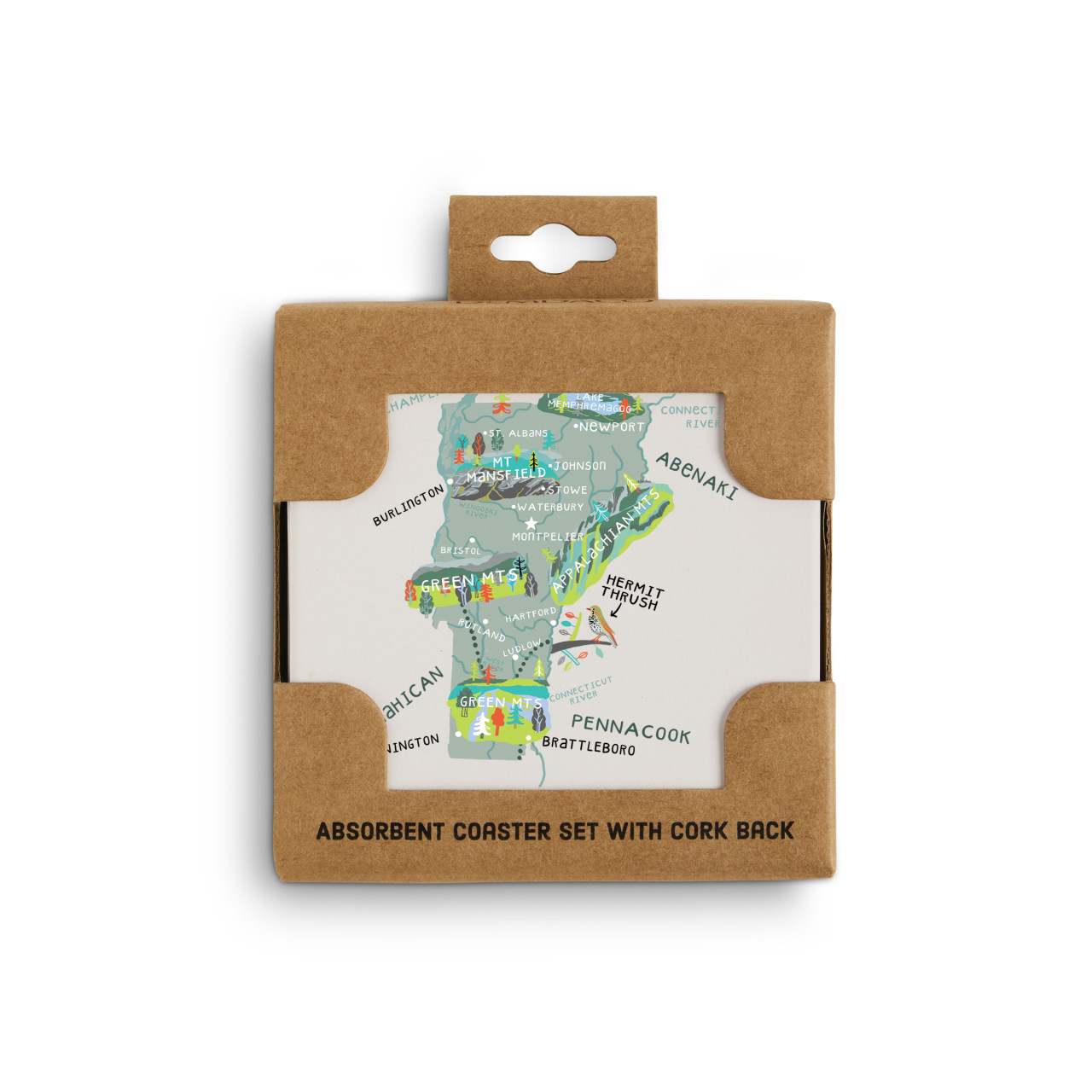 Vermont State Coasters - Set of 4 thumbnail