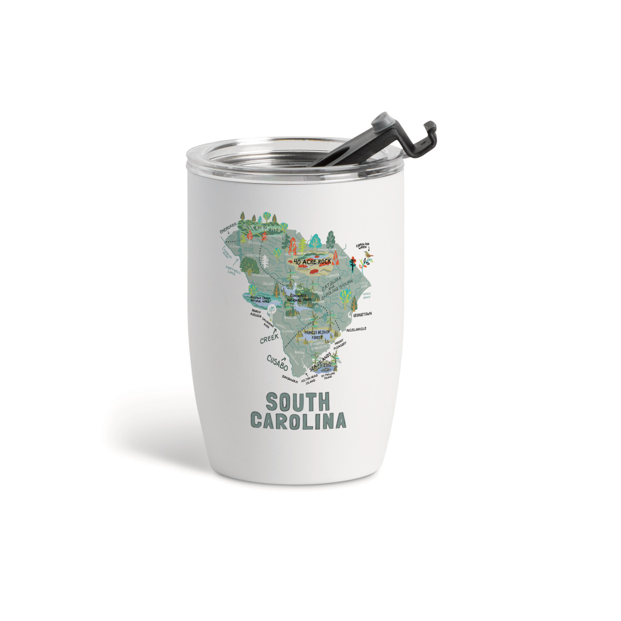 South Carolina State WineTmblr-White12oz thumbnail
