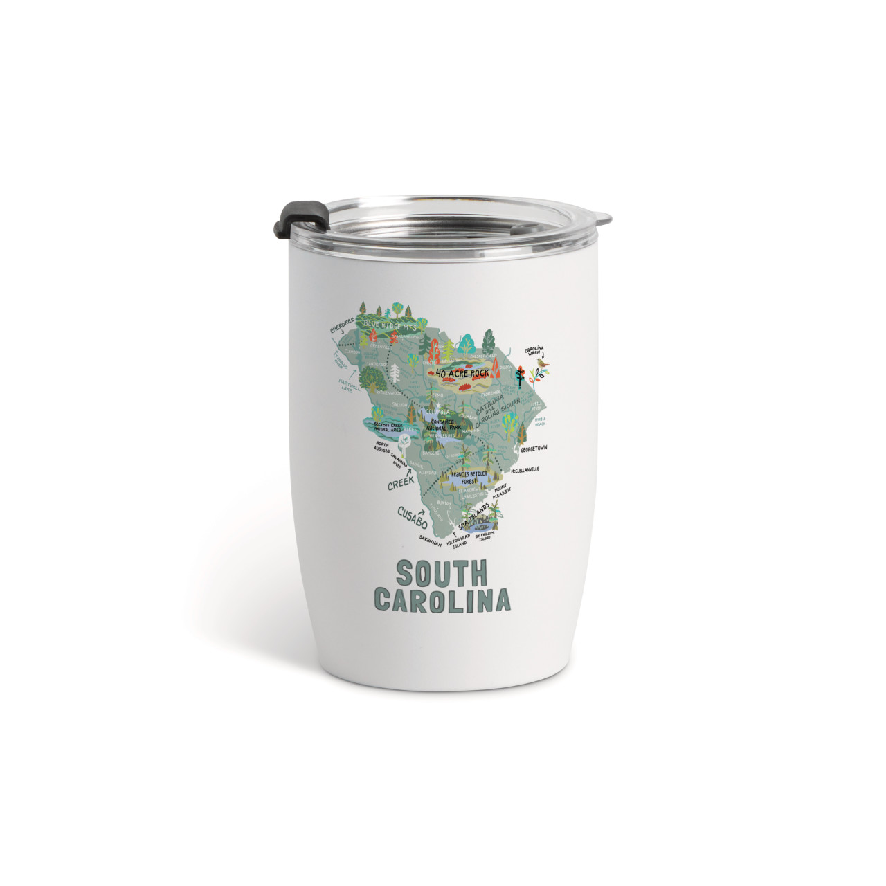 South Carolina State WineTmblr-White12oz thumbnail