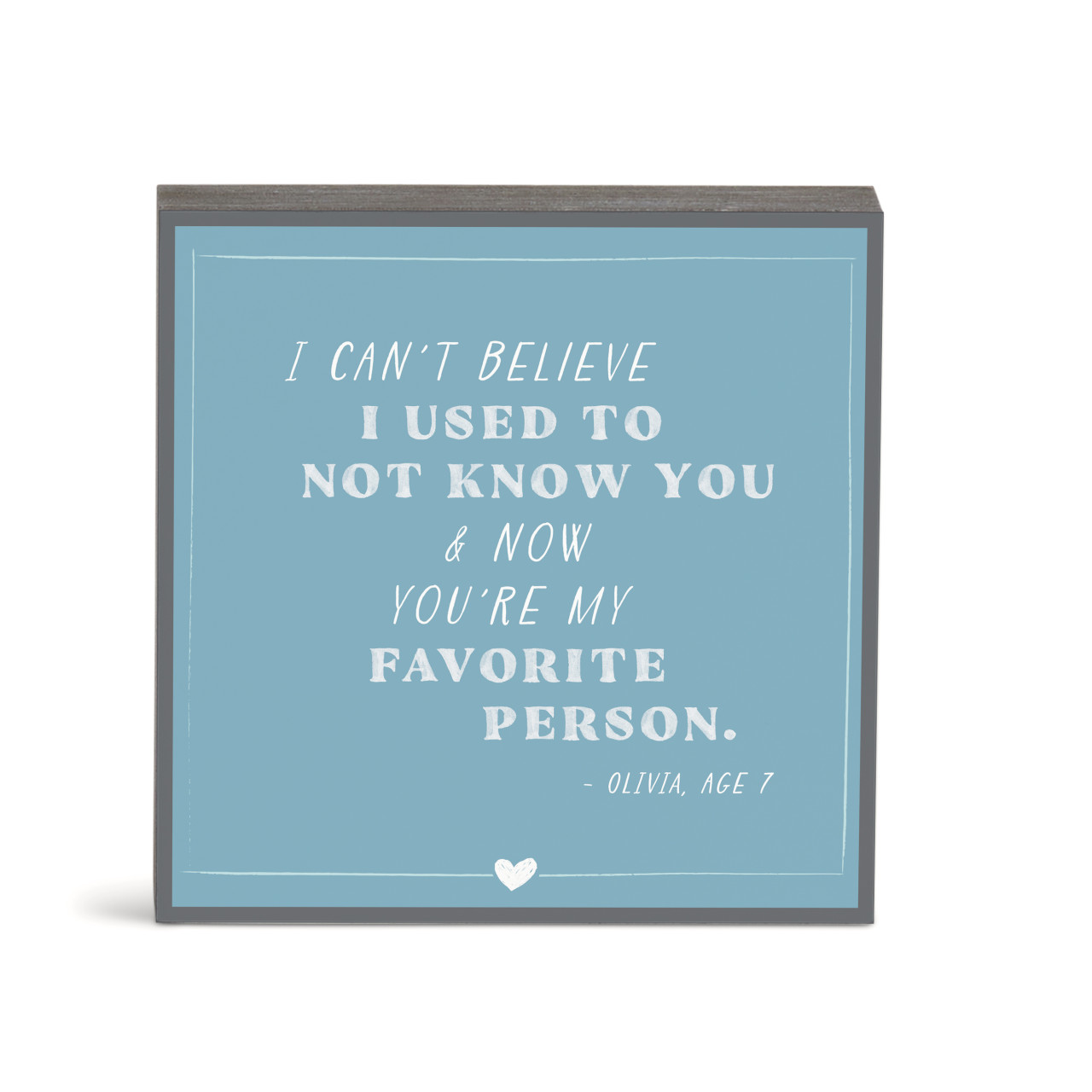 My Favorite Person Wall Art - 6"sq thumbnail