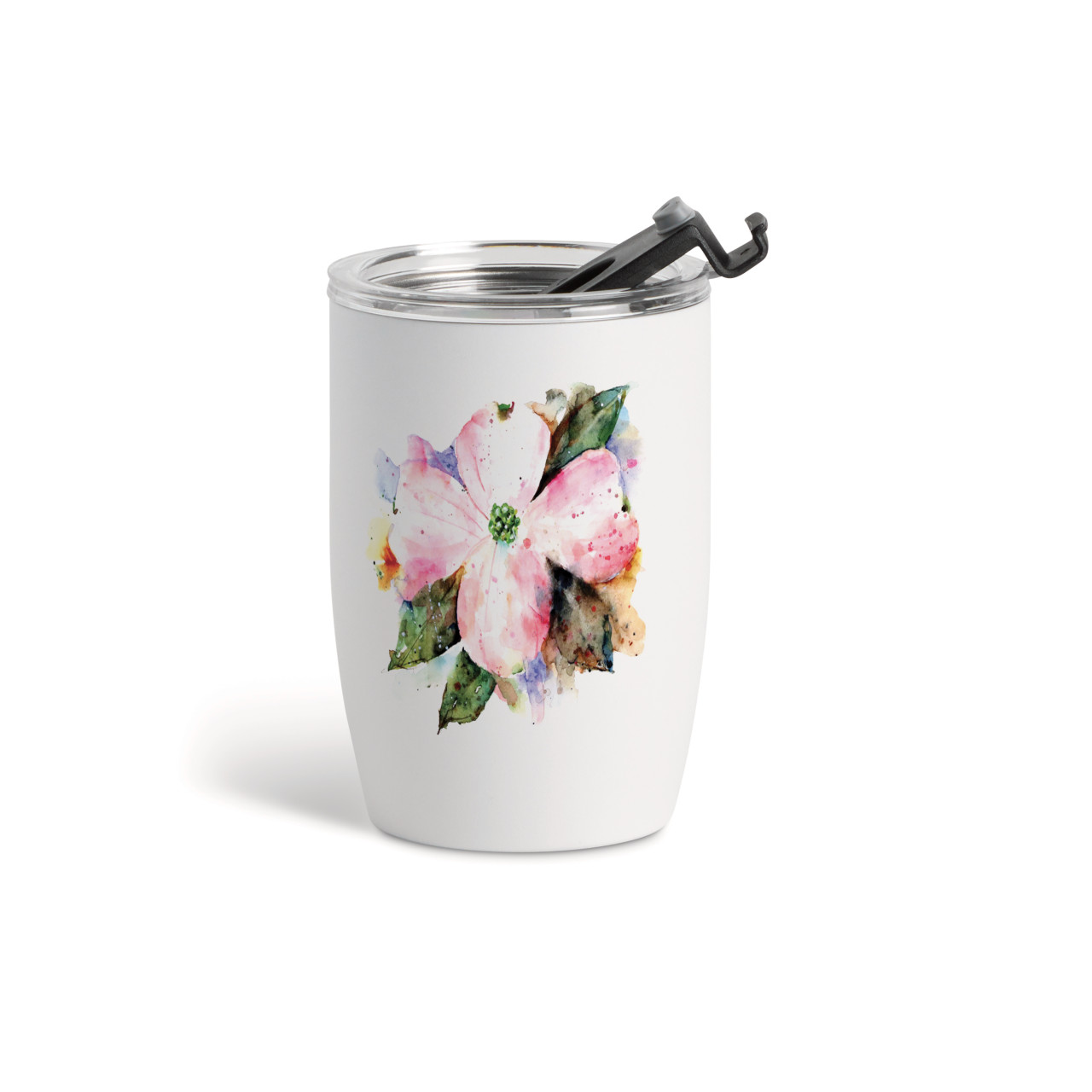 AmericanDogwood Wine Tumbler-White12oz thumbnail