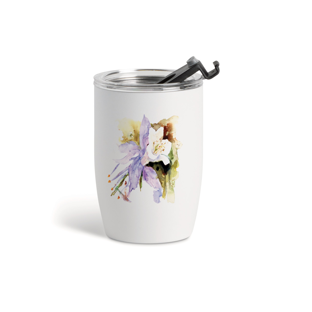 Columbine Wine Tumbler - White 12oz thumbnail