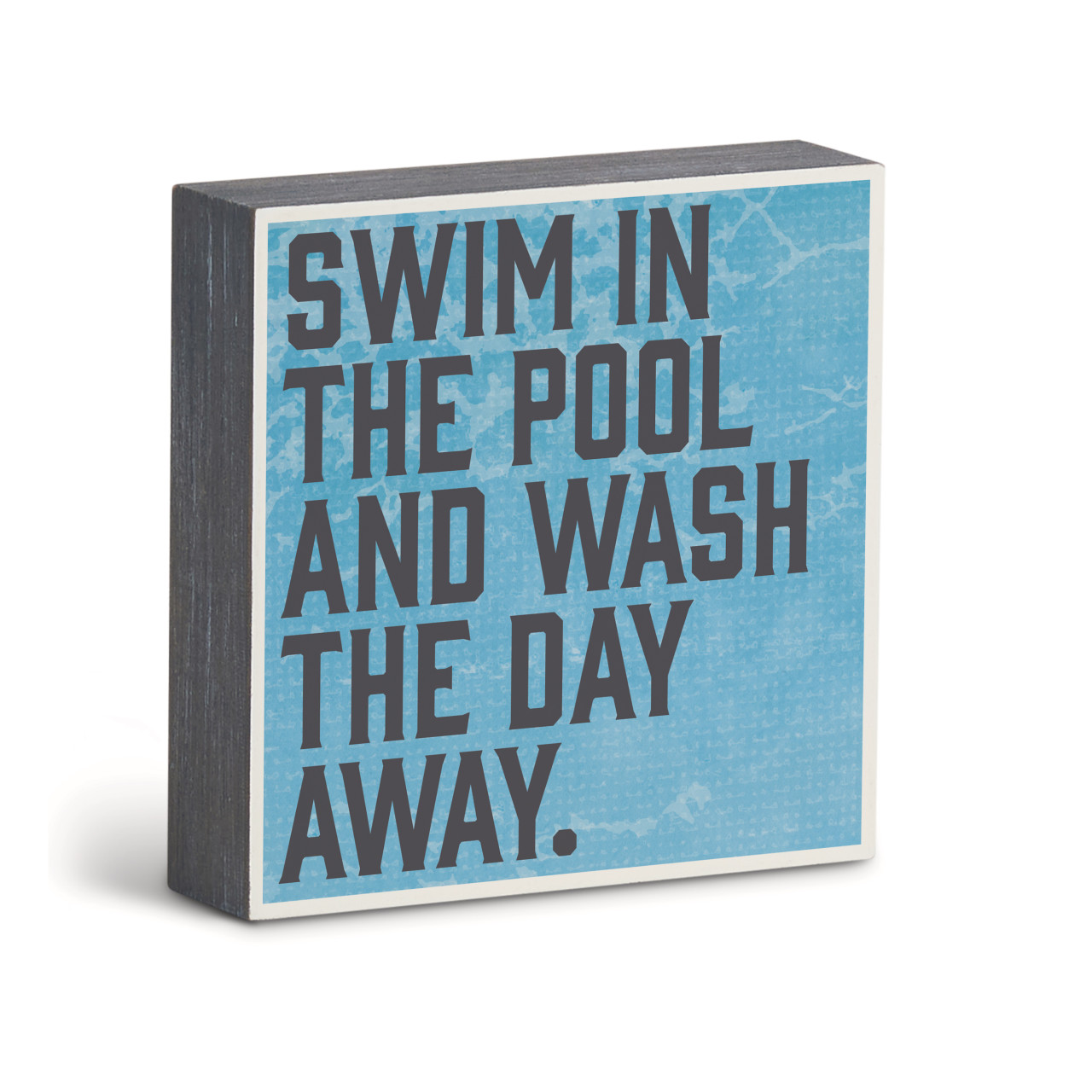 Swim in the Pool Wall Art - 6"sq. thumbnail
