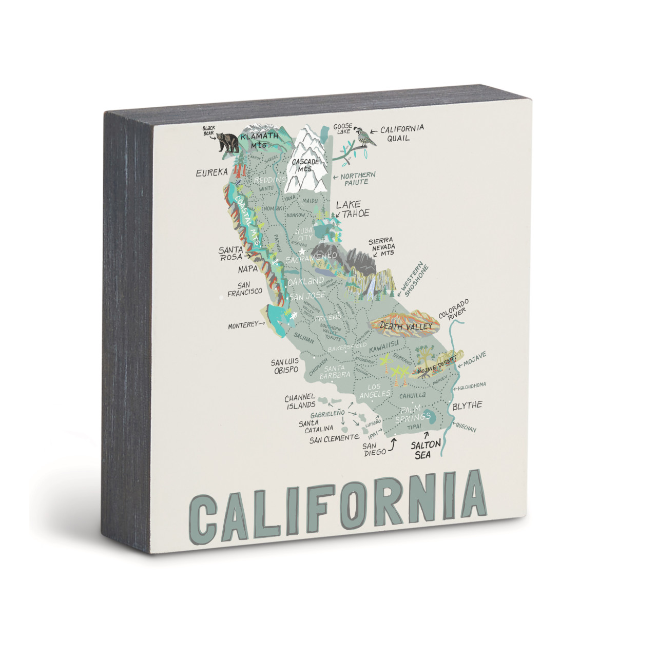 California State Wall Art - 6"sq thumbnail