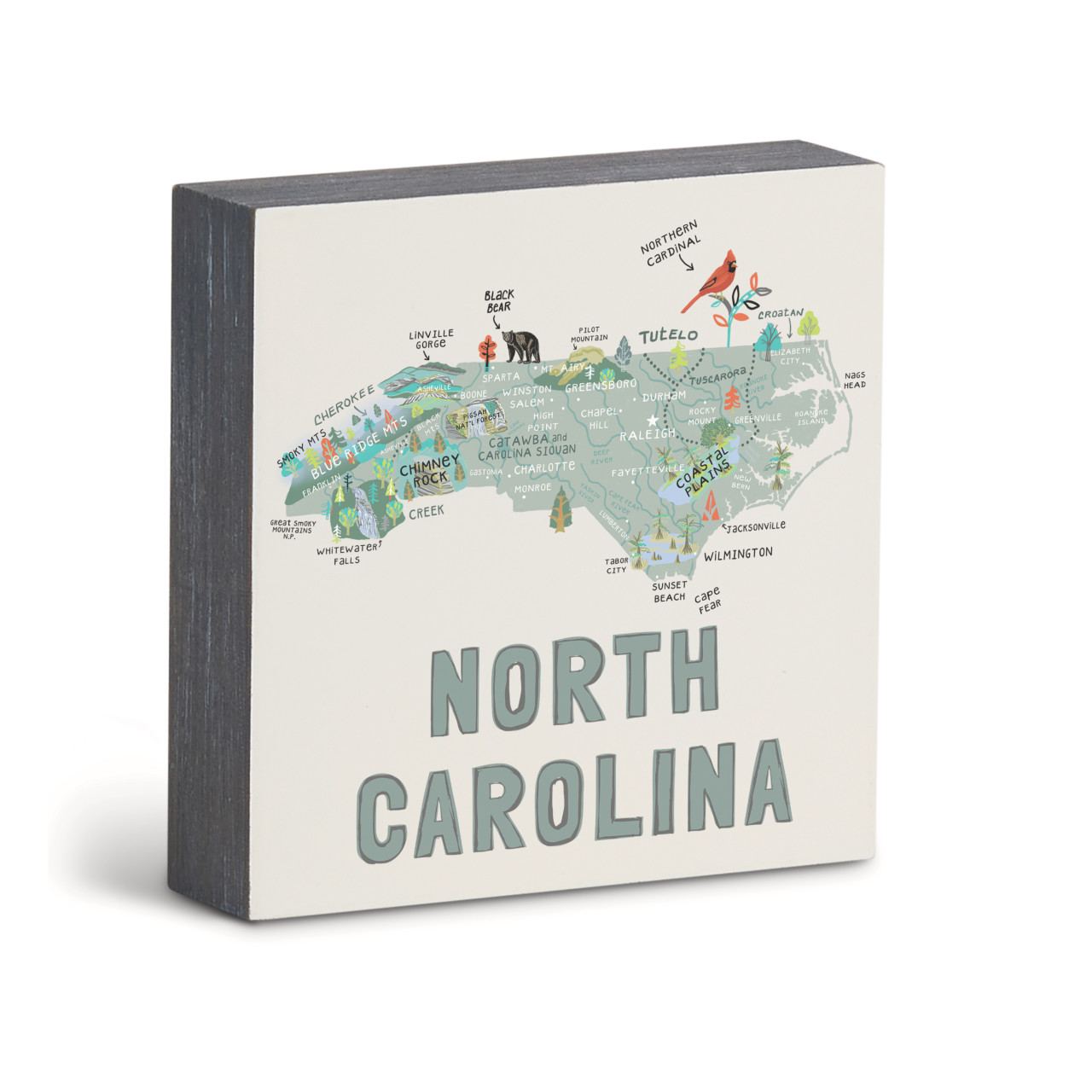 North Carolina State Wall Art - 6"sq thumbnail
