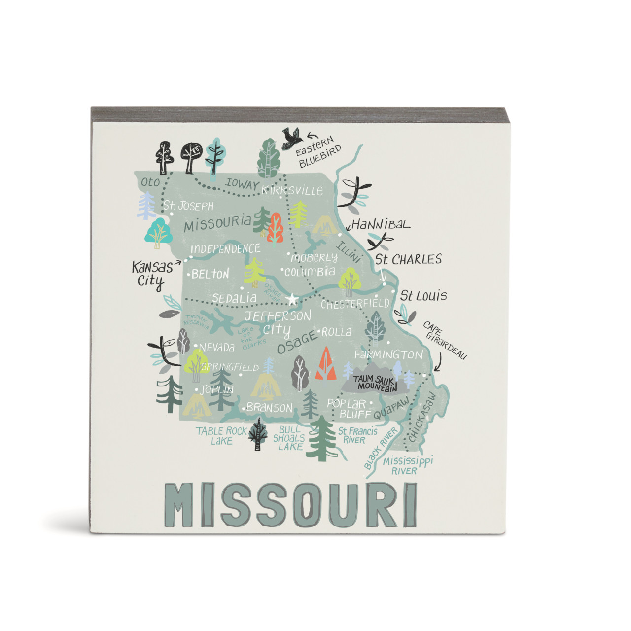 Missouri State Wall Art - 6"sq thumbnail