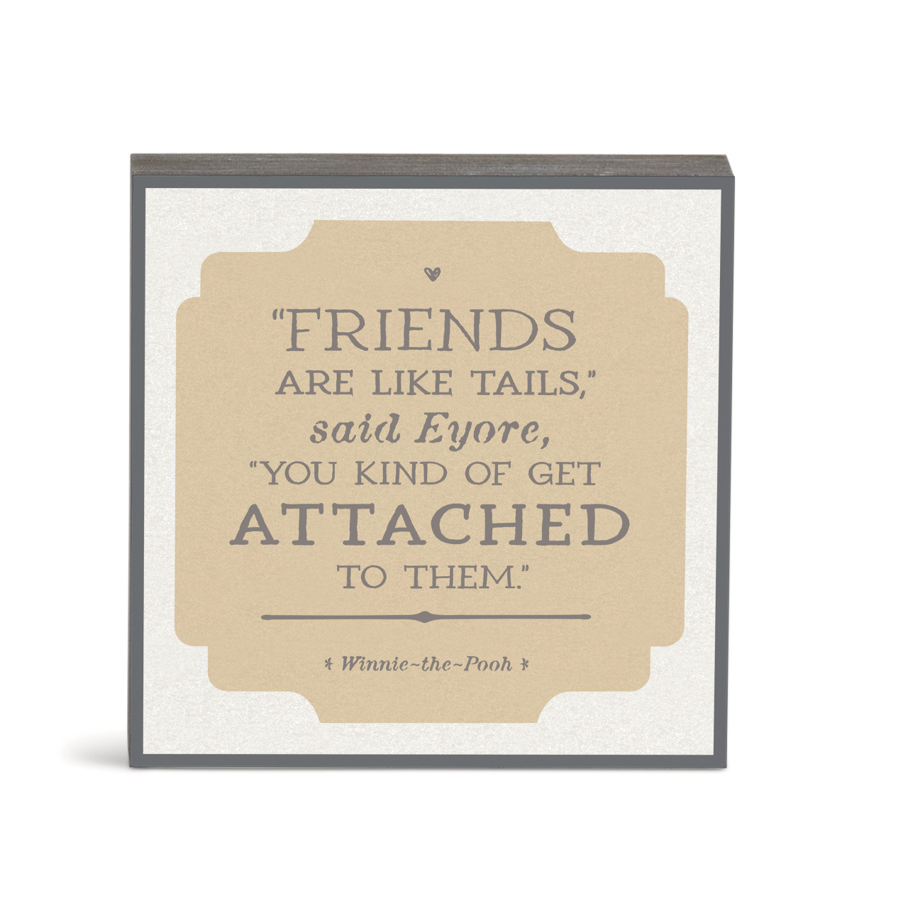 Friends Are Like Tails Wall Art - 6"sq. thumbnail