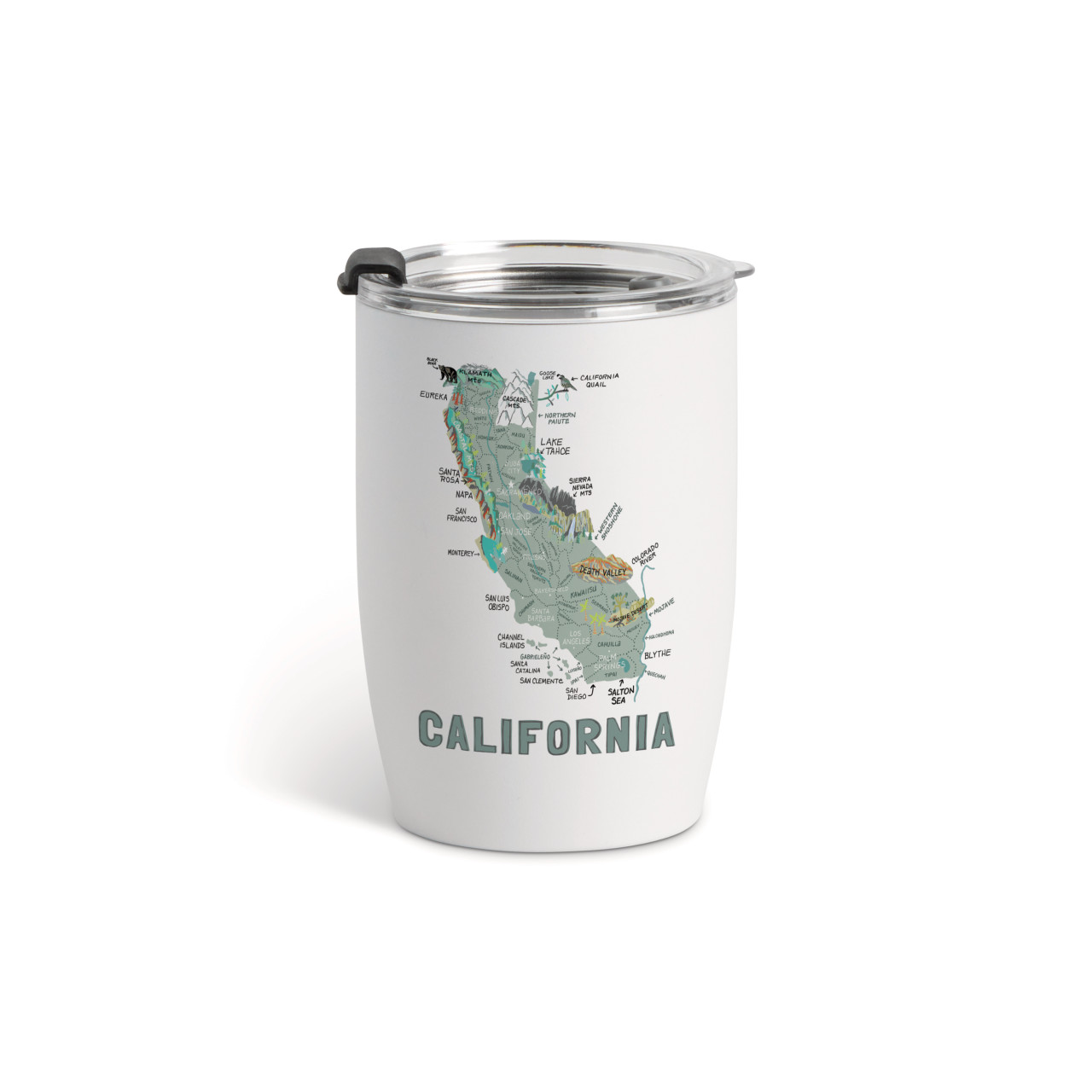 California State Wine Tumbler-White12oz thumbnail