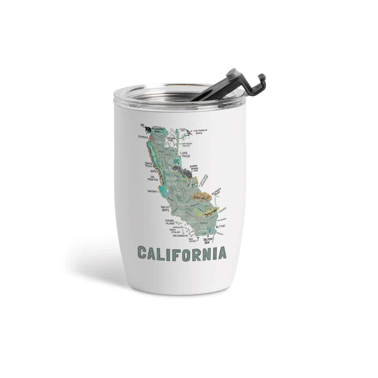 California State Wine Tumbler-White12oz thumbnail