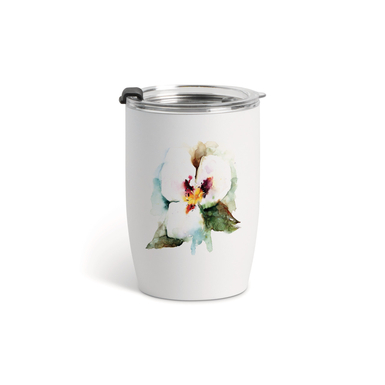 Sego Lily Wine Tumbler - White 12oz thumbnail