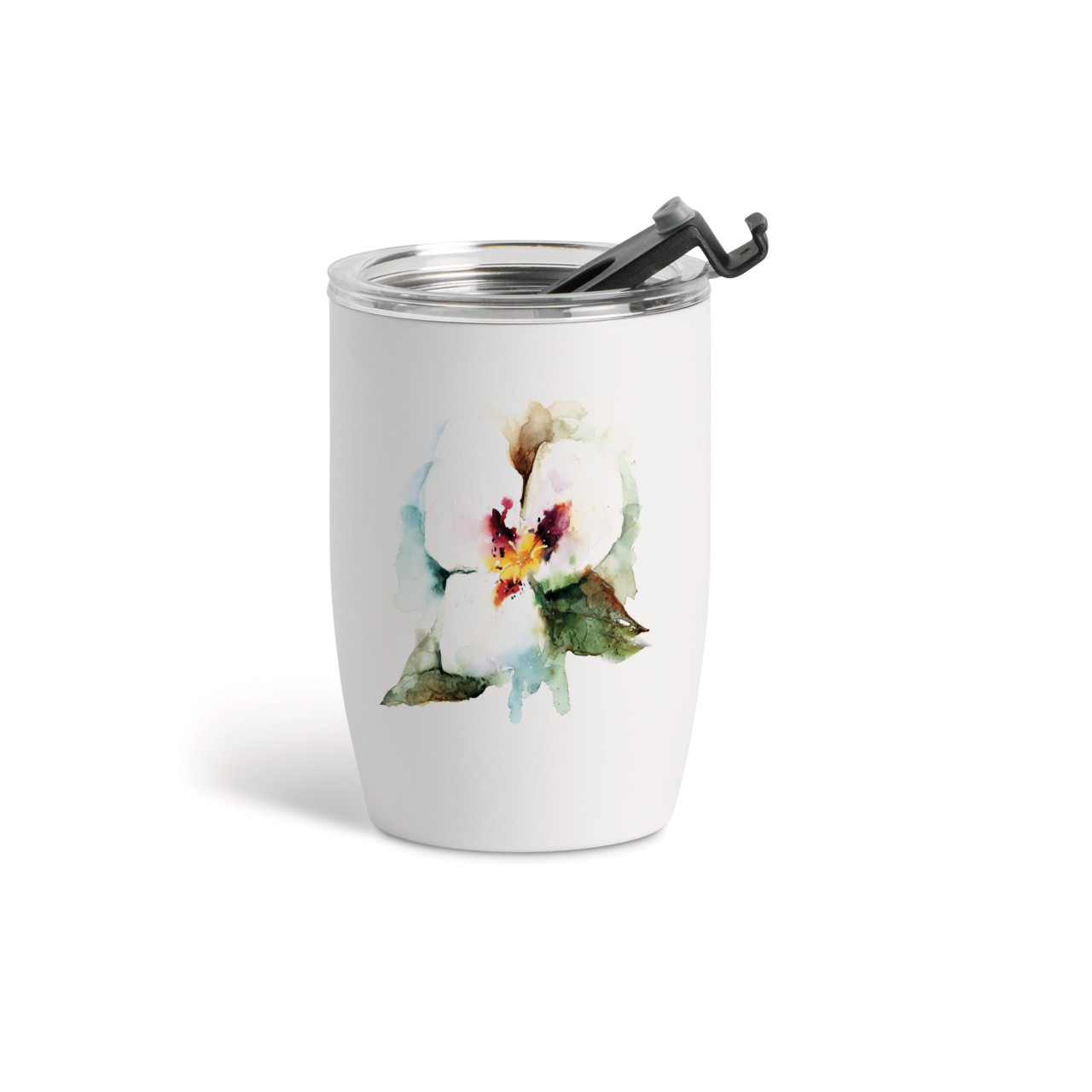 Sego Lily Wine Tumbler - White 12oz thumbnail