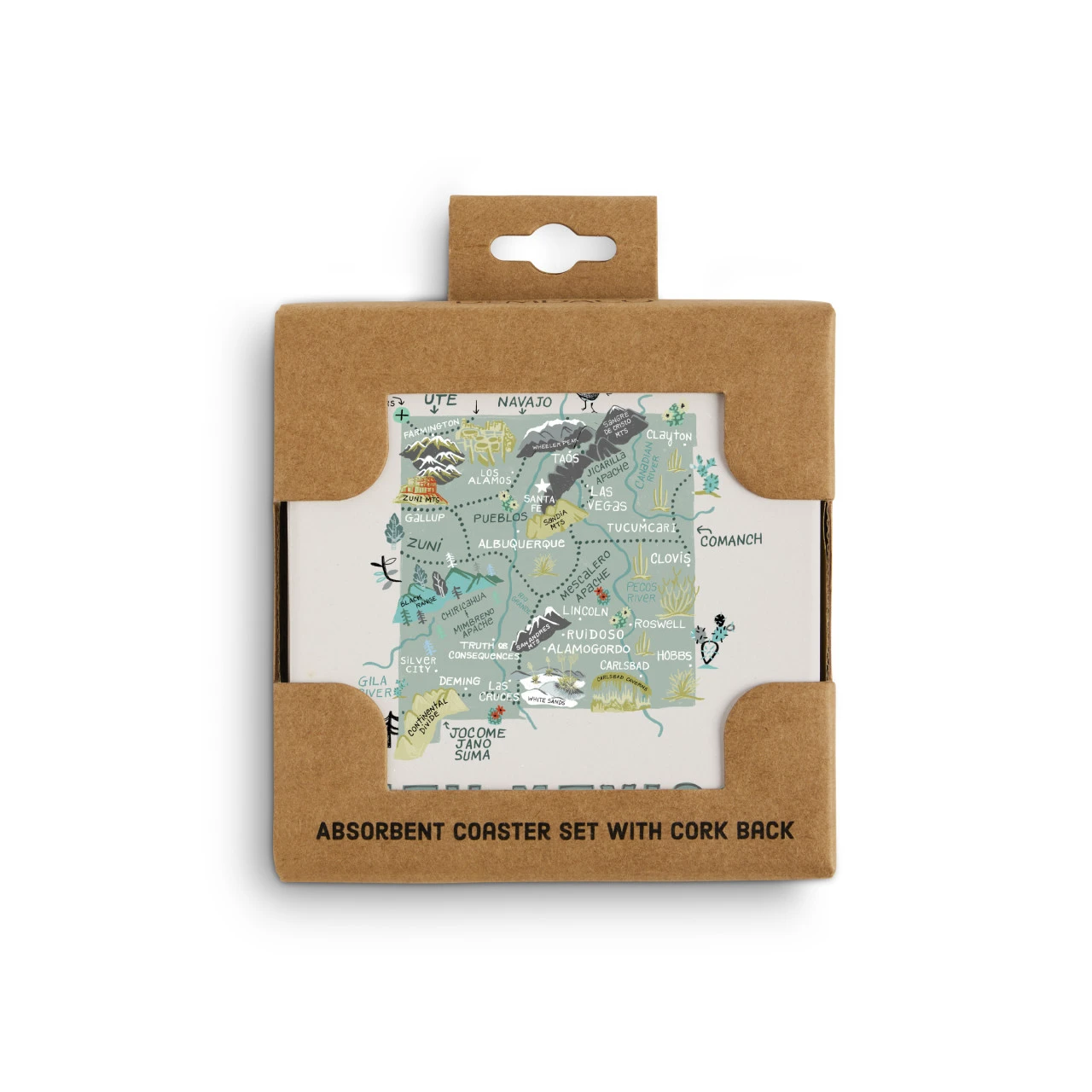 New Mexico State Coasters - Set of 4 thumbnail