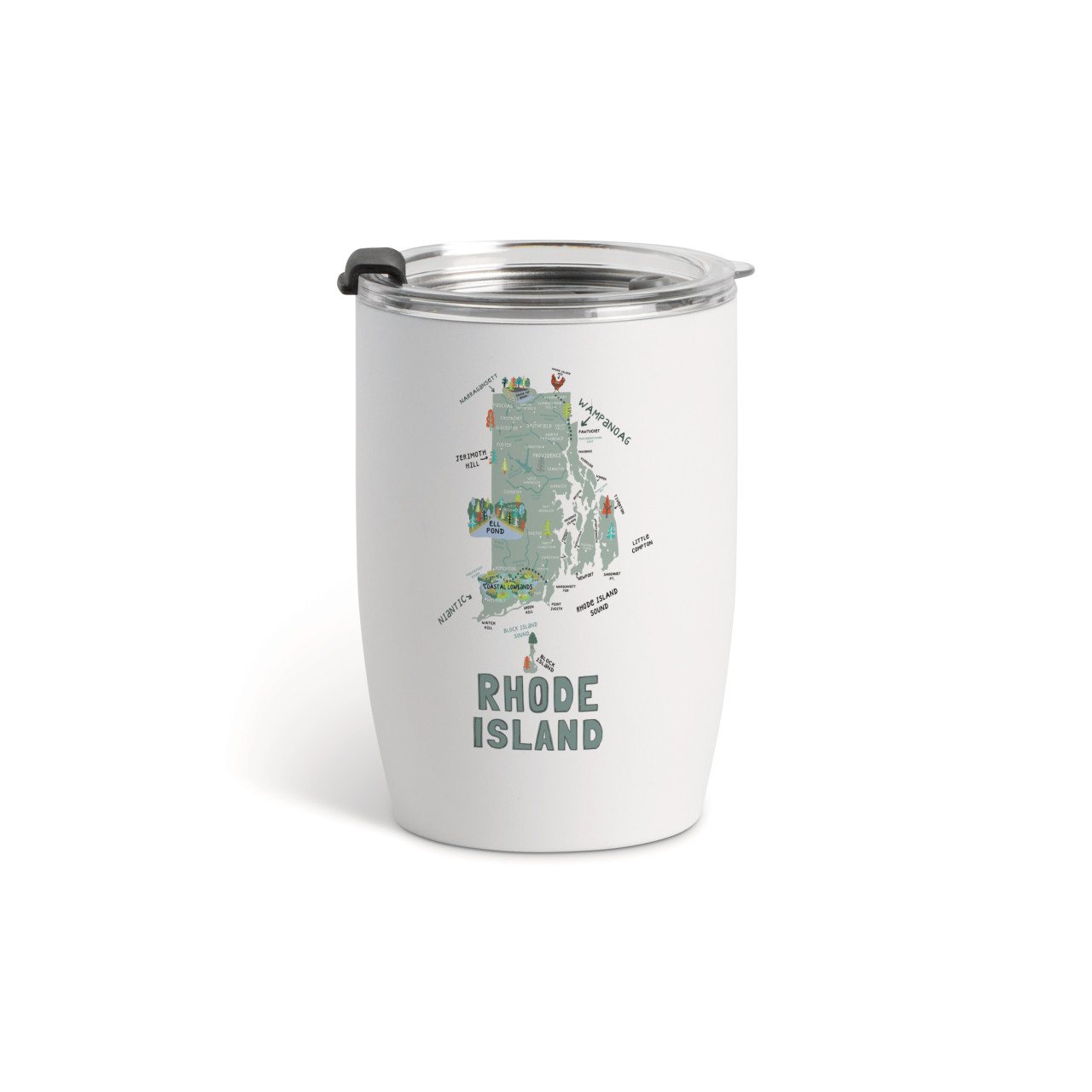 Rhode Island State Wine Tmblr- White12oz thumbnail