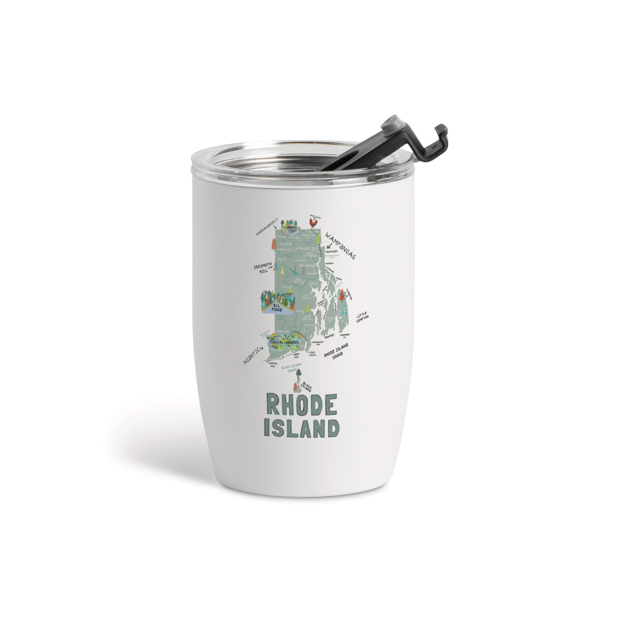 Rhode Island State Wine Tmblr- White12oz thumbnail