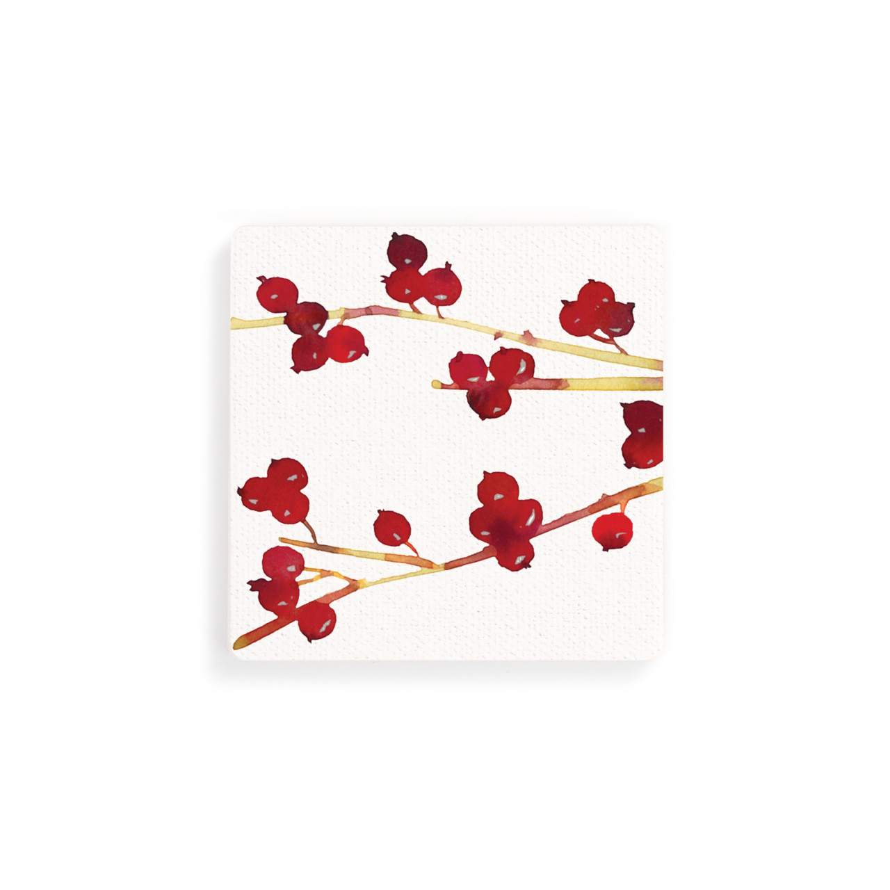 Cranberry Coasters Set of 4 thumbnail