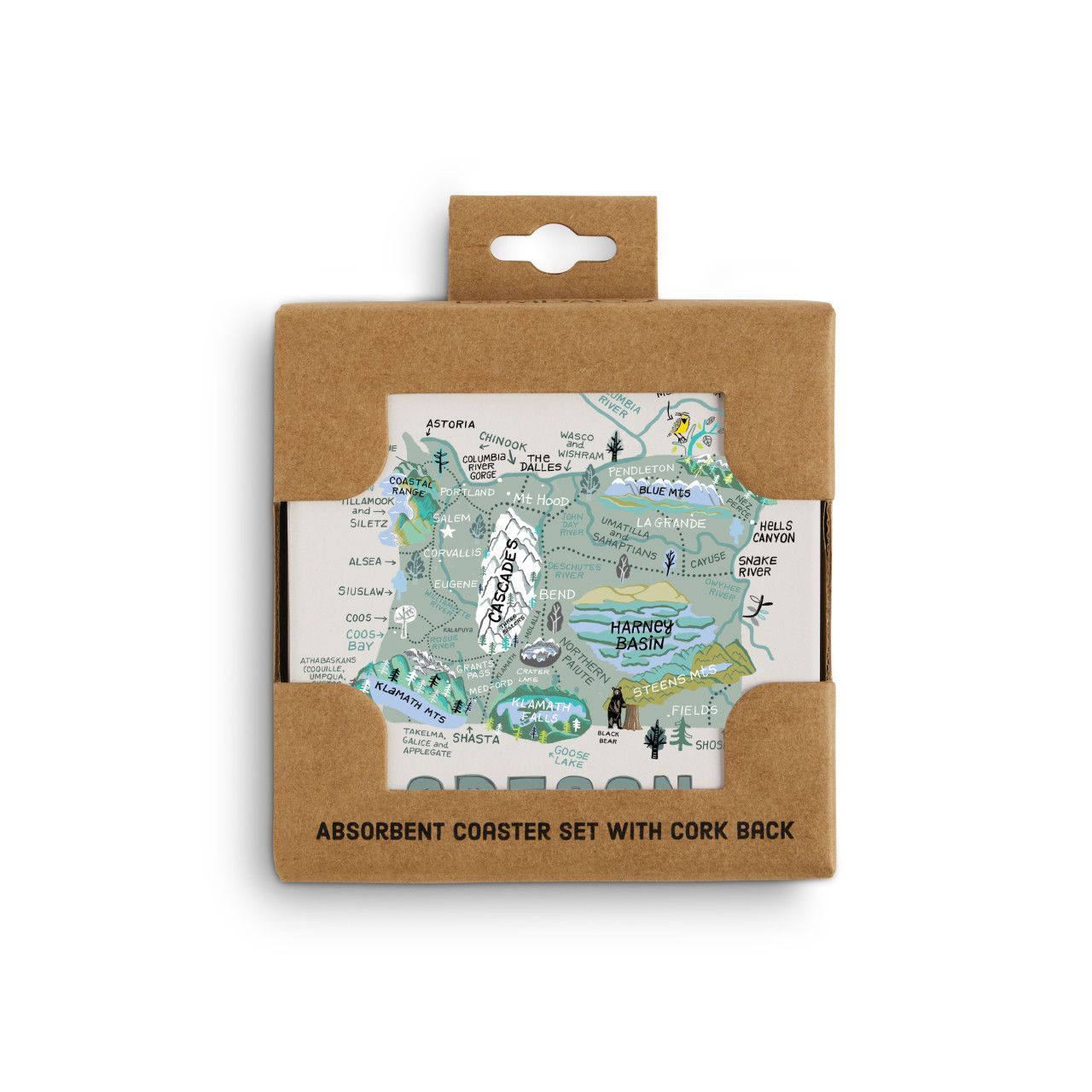 Oregon State Coasters - Set of 4 thumbnail