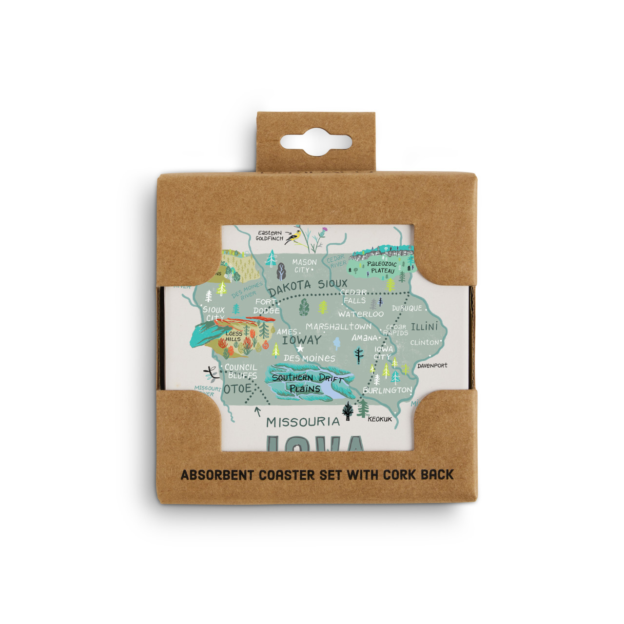 Iowa State Coasters - Set of 4 thumbnail