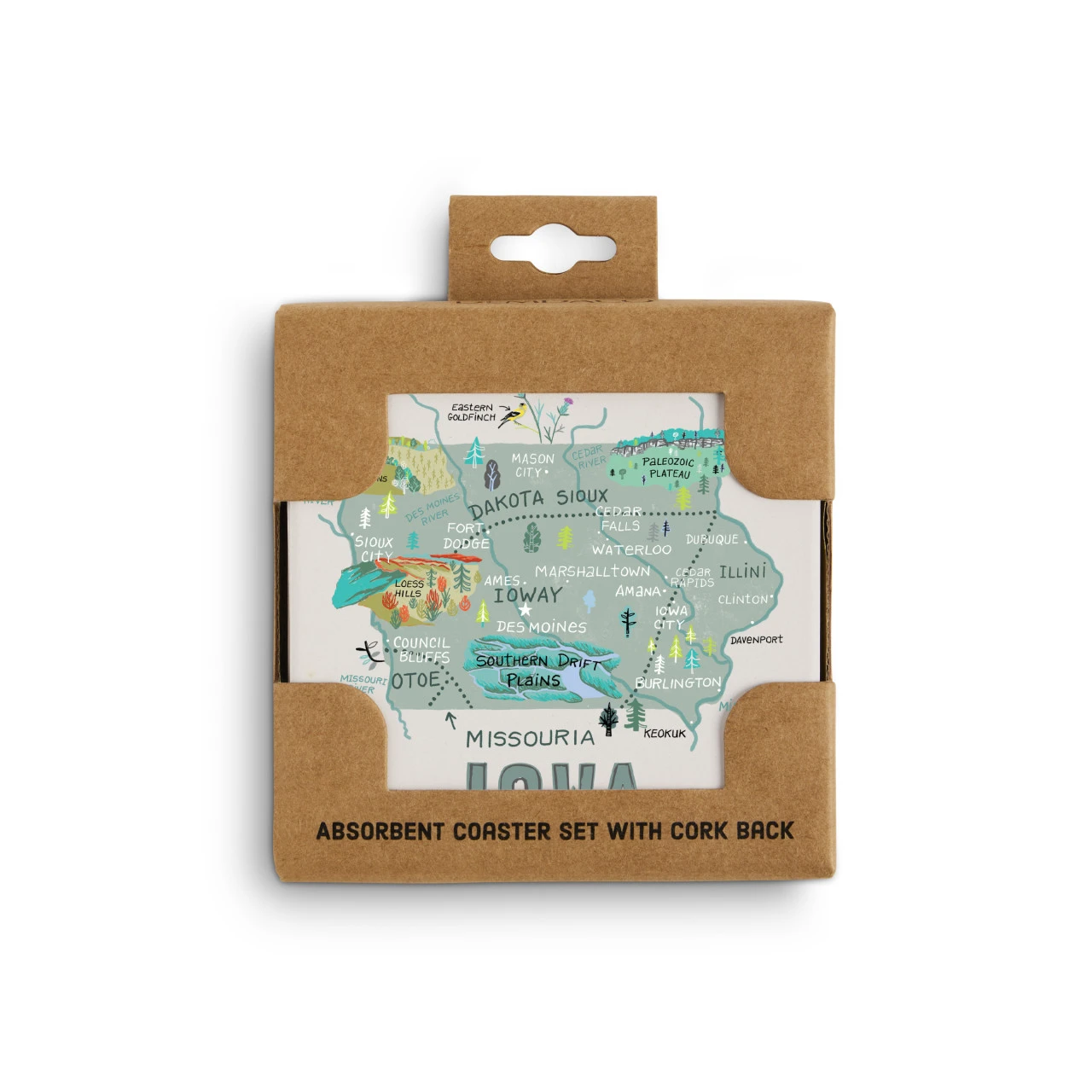 Iowa State Coasters - Set of 4 thumbnail