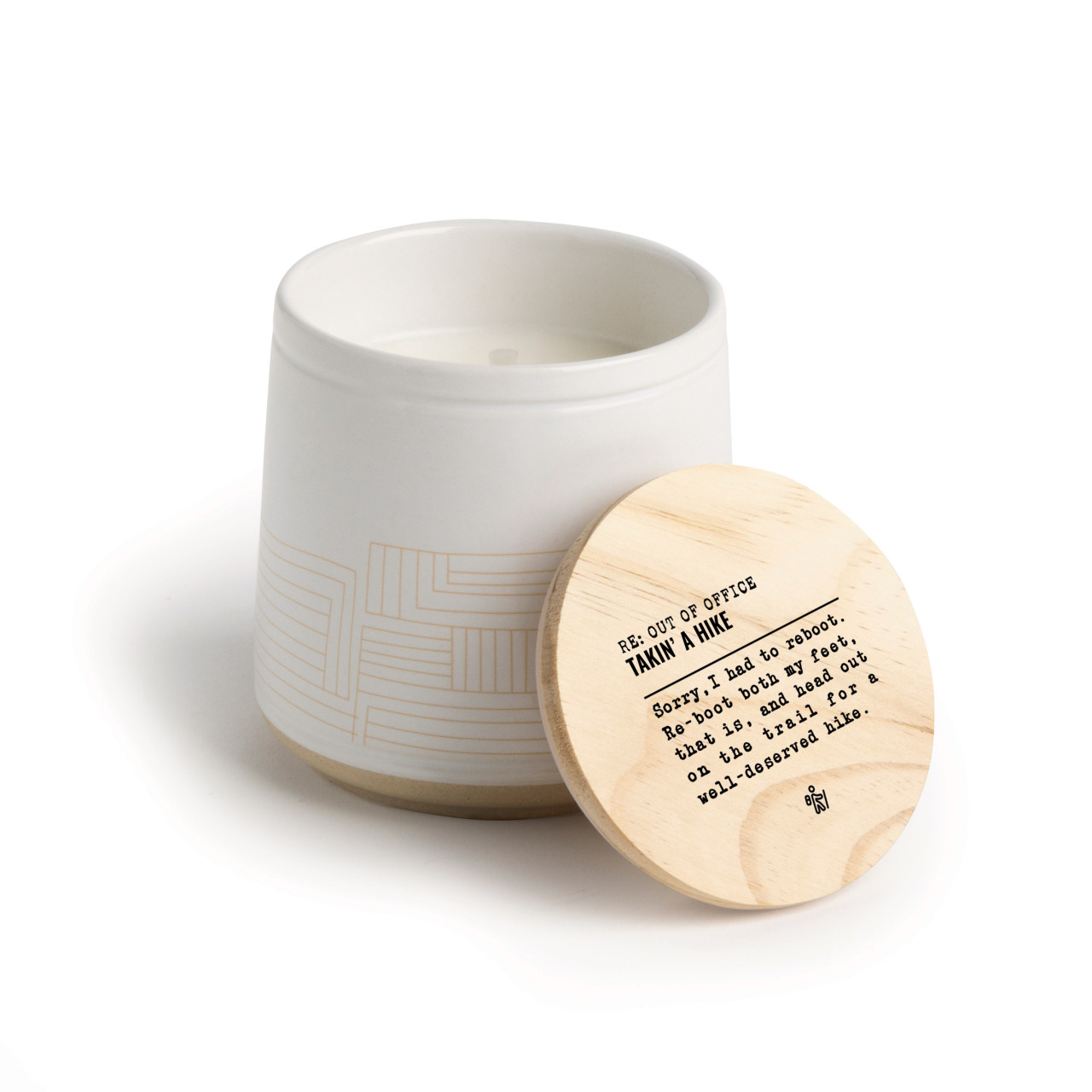 Takin' a Hike Ceramic Candle - 8oz thumbnail