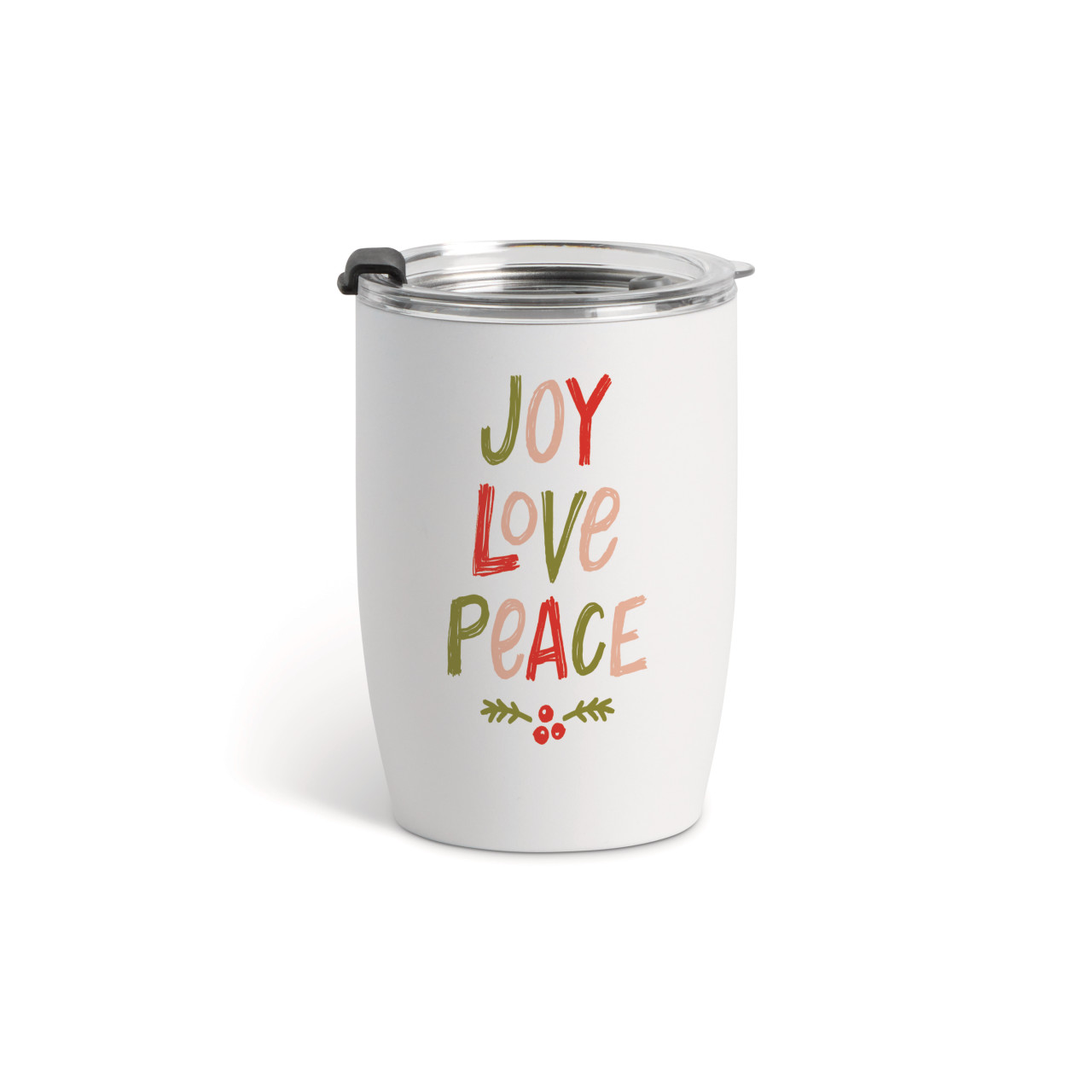 Joy Wine Tumbler - White 12 oz thumbnail