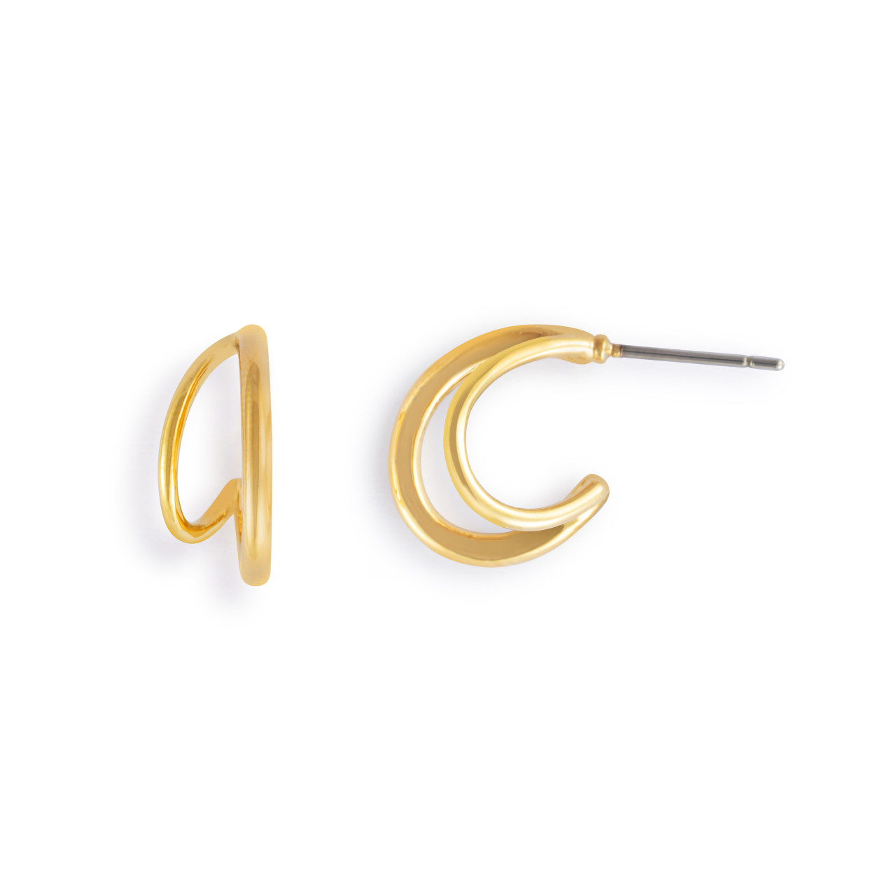 Gold Split Hoop Earring thumbnail