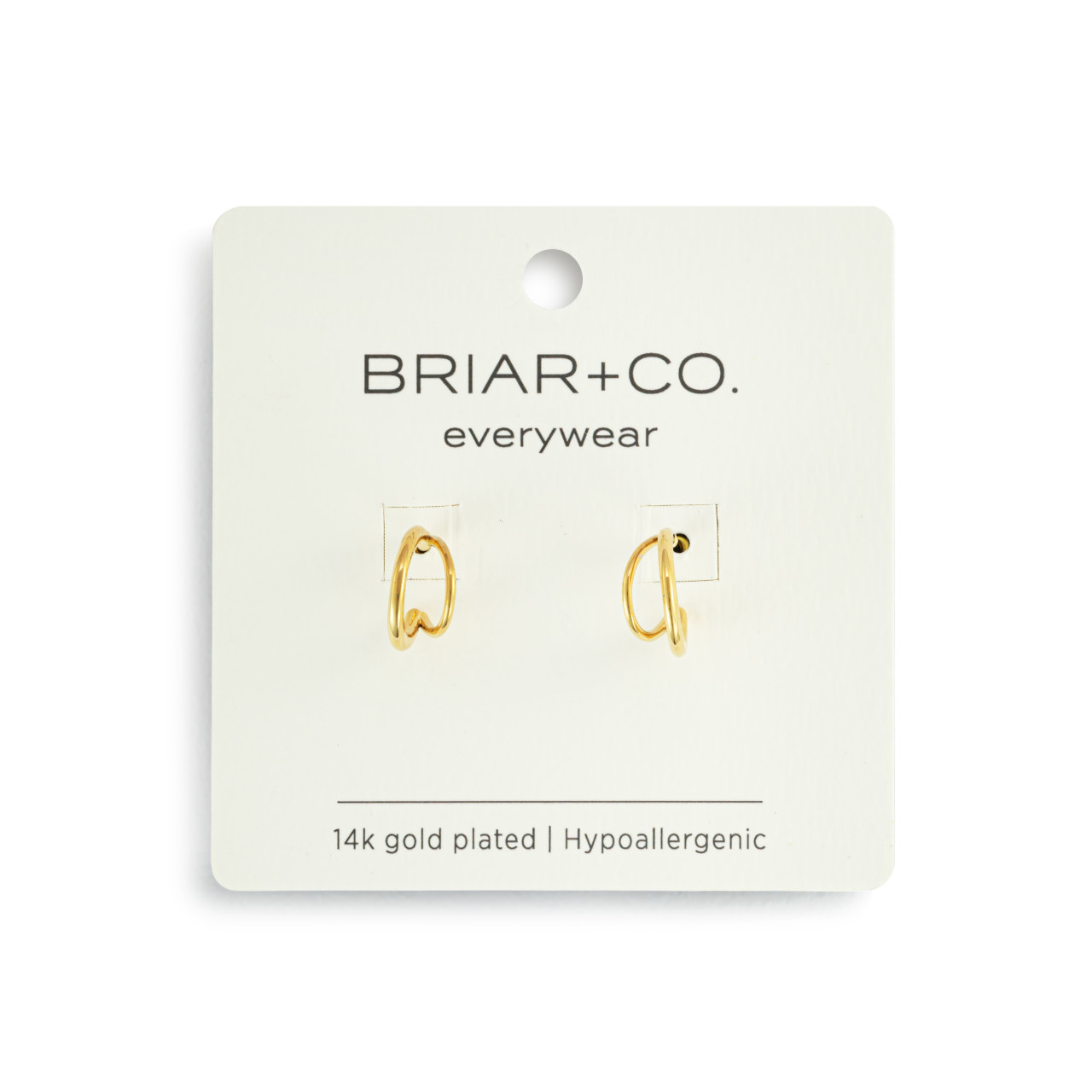 Gold Split Hoop Earring thumbnail