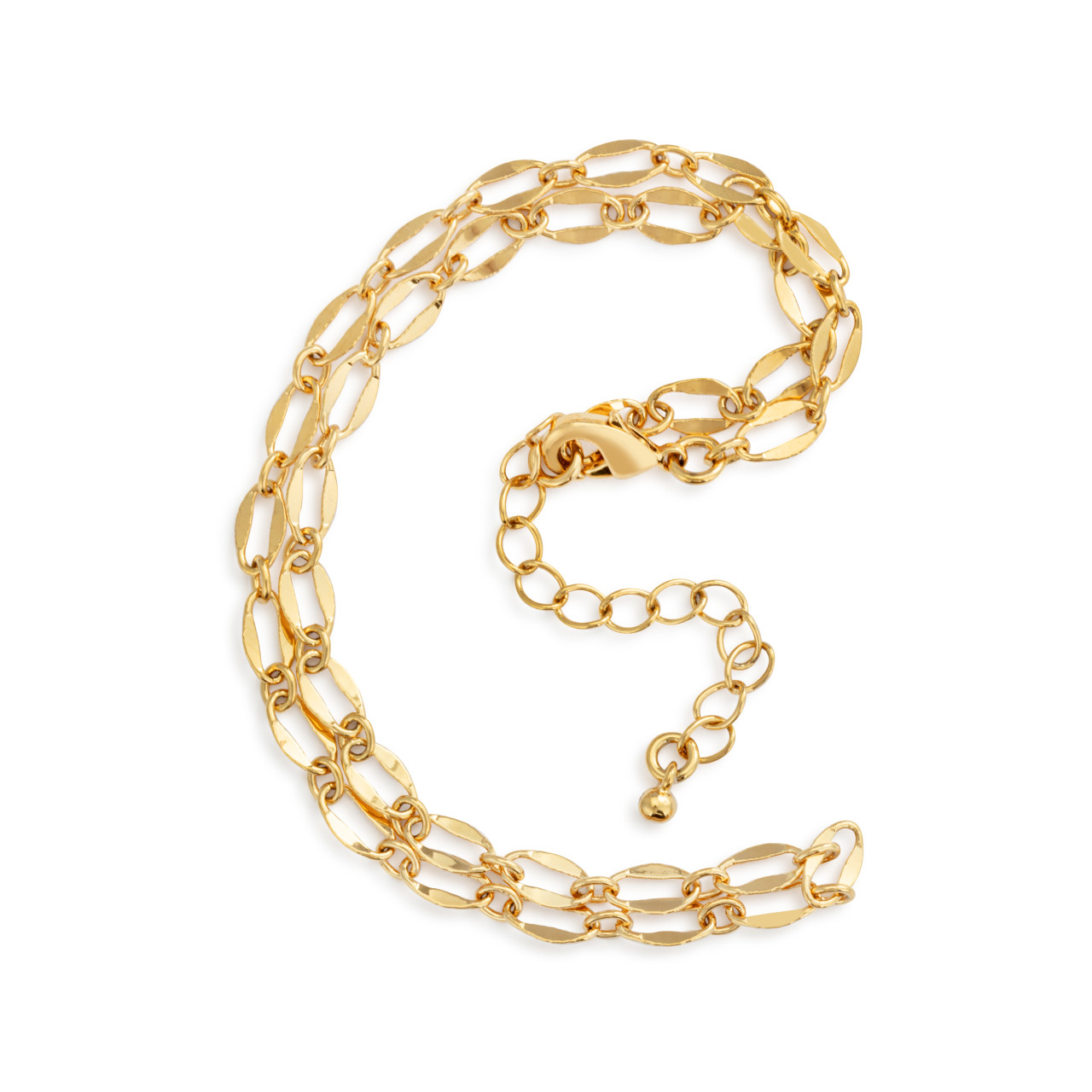 Gold Mirror Chain Necklace thumbnail