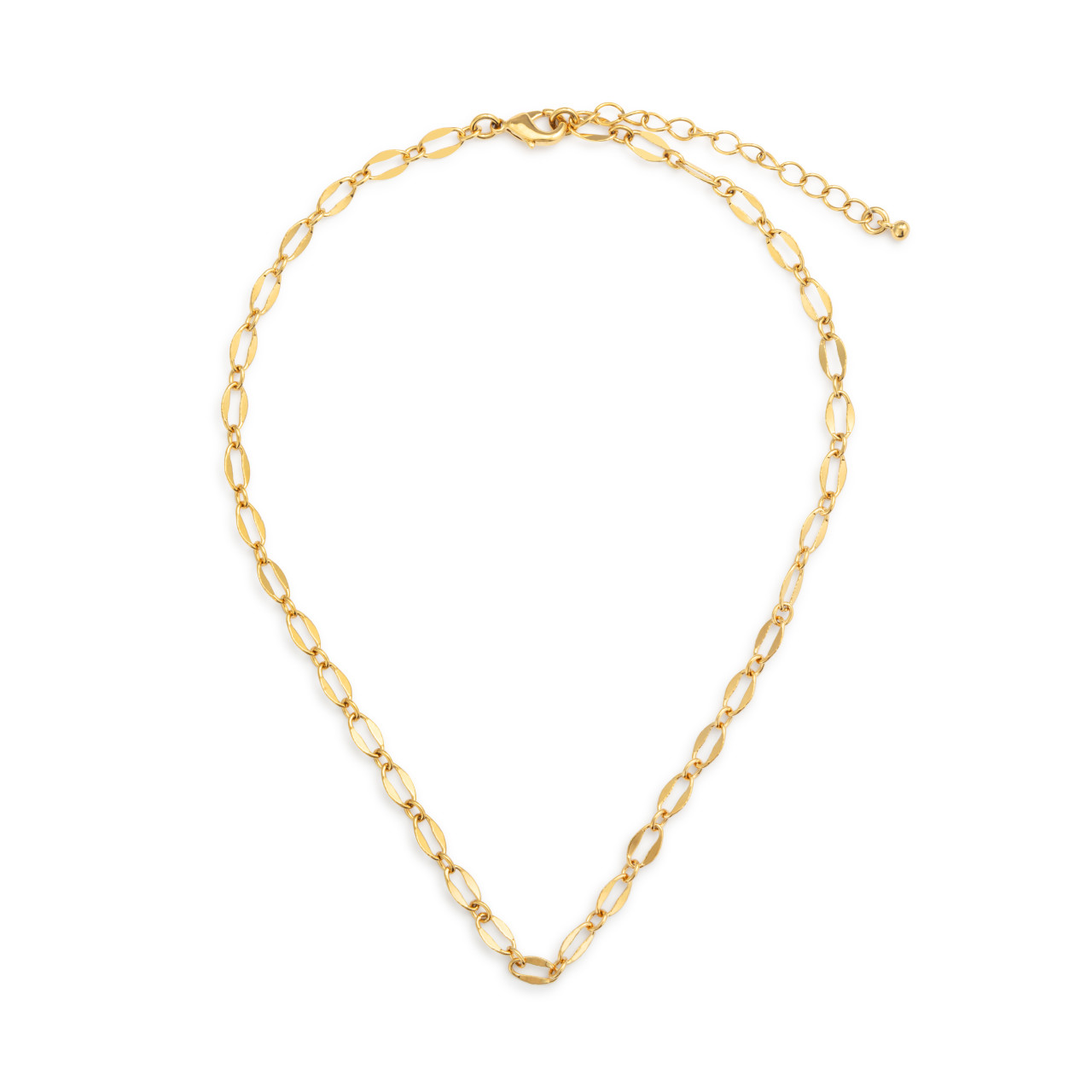 Gold Mirror Chain Necklace thumbnail