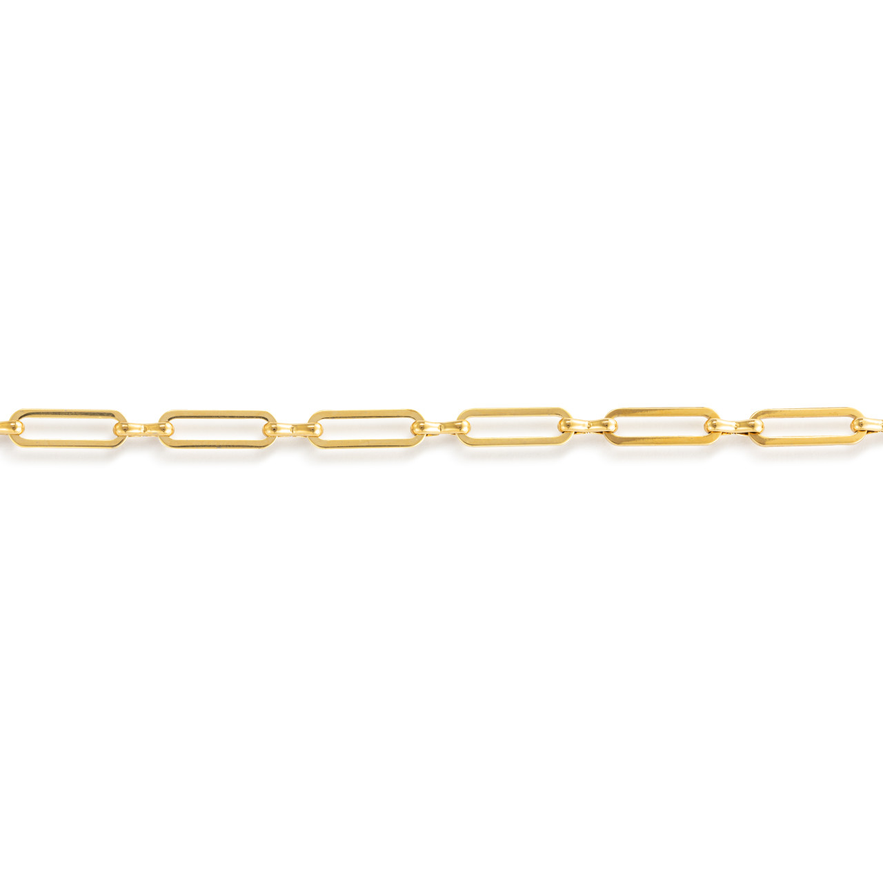 Gold Paperclip Chain Bracelet thumbnail